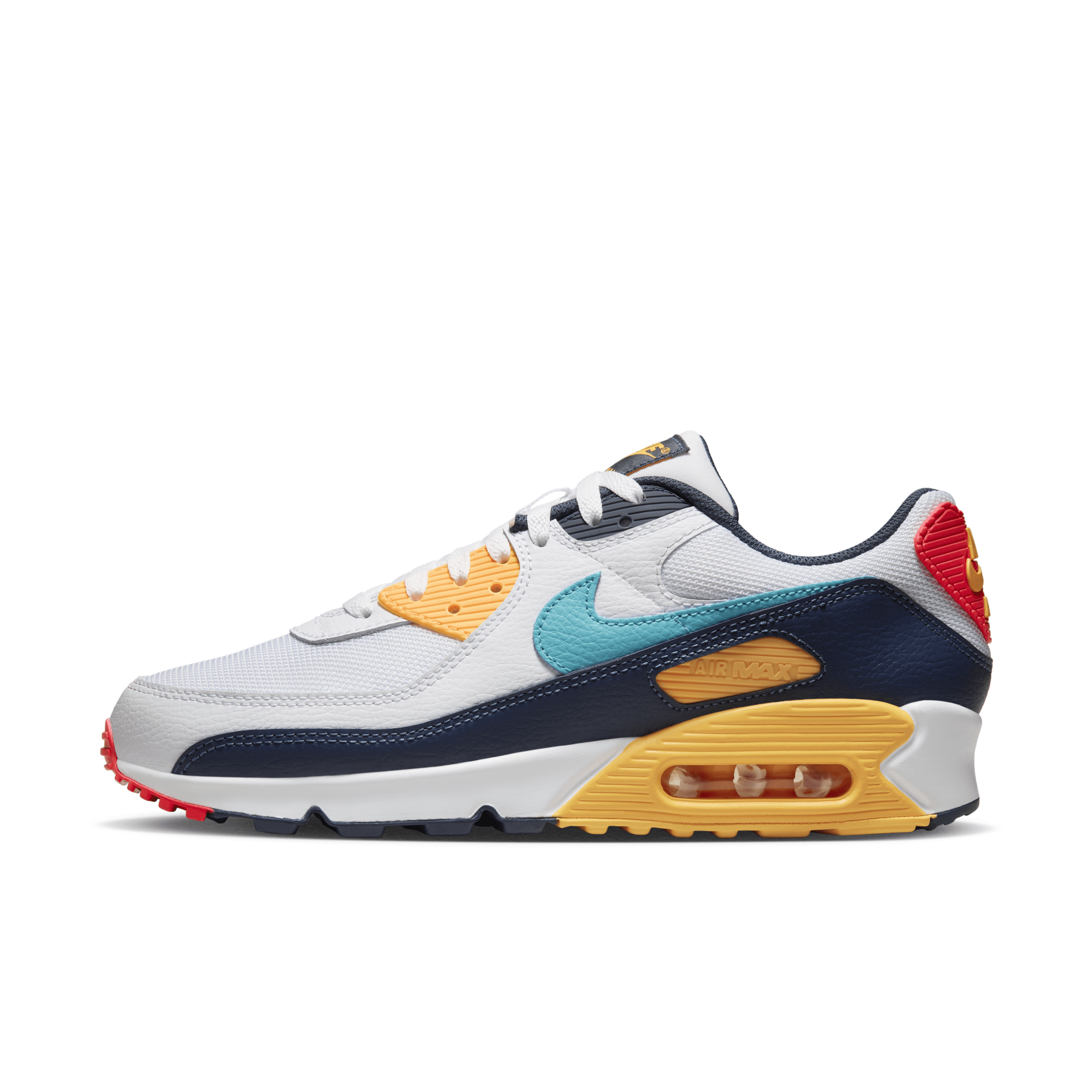 Shop Nike Men's Air Max 90 Shoes In White