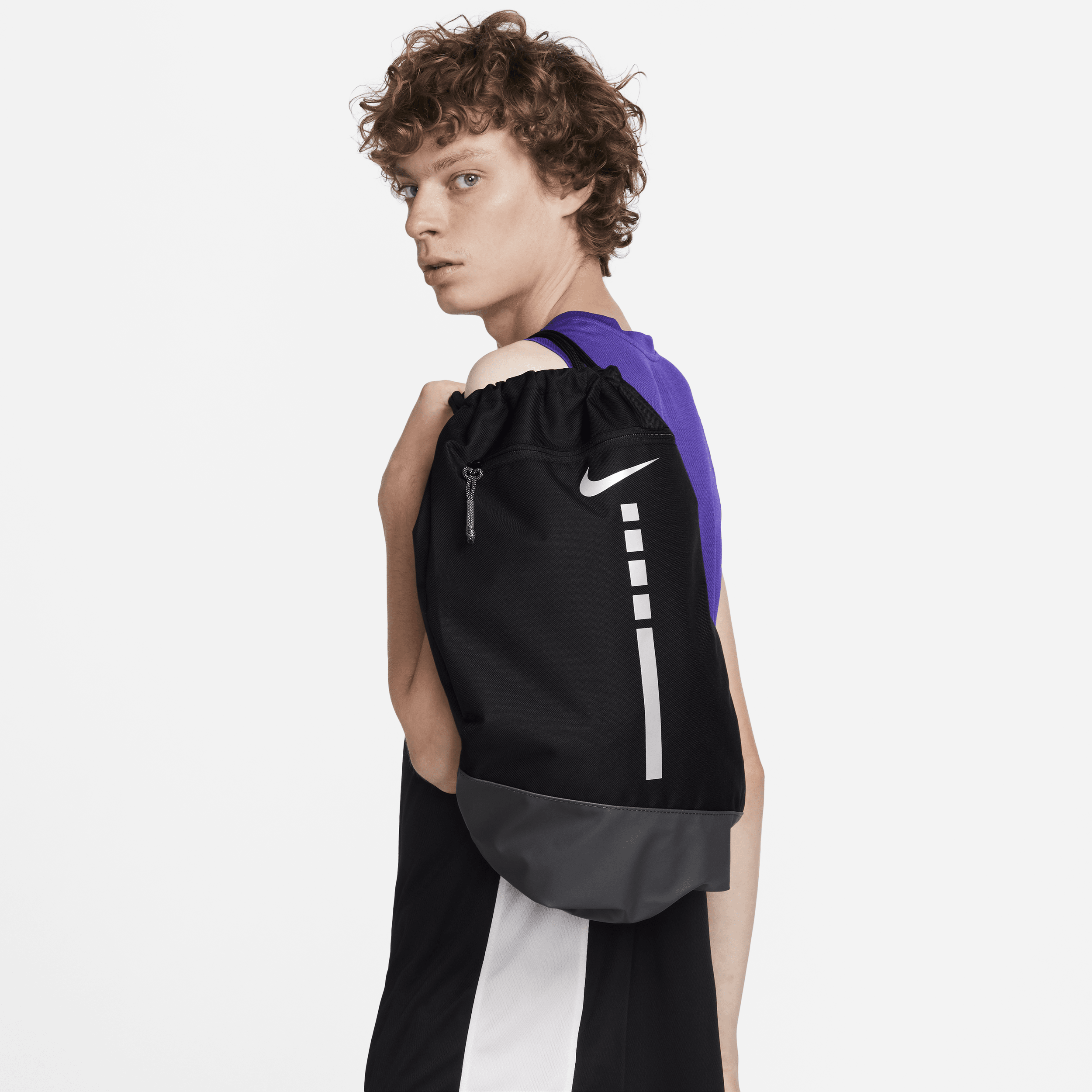 Nike Men's Hoops Elite Drawstring Bag (17l) In Black