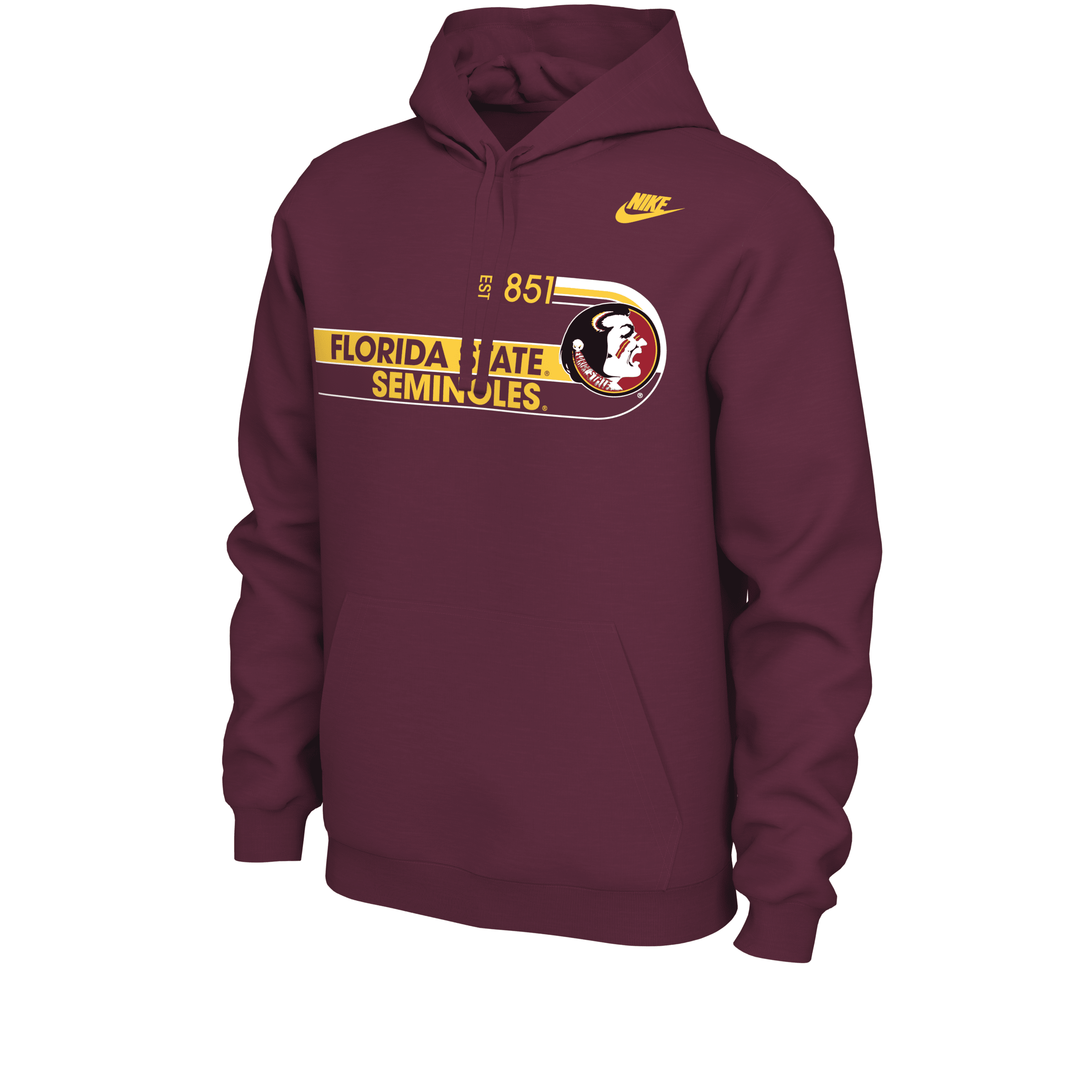 Nike Florida State  Men's College Hoodie In Red