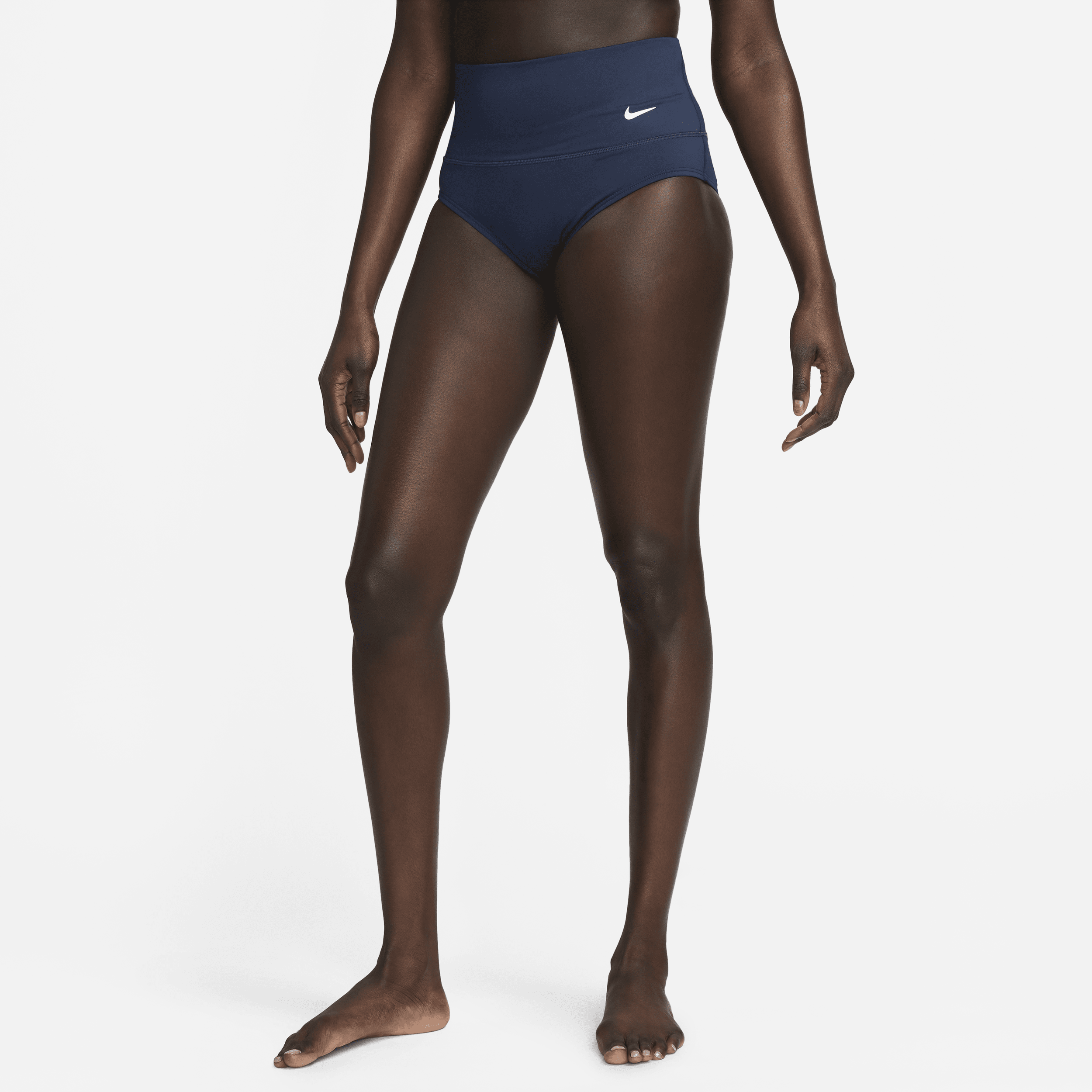 Nike Women's Essential High-waisted Swim Bottoms In Blue