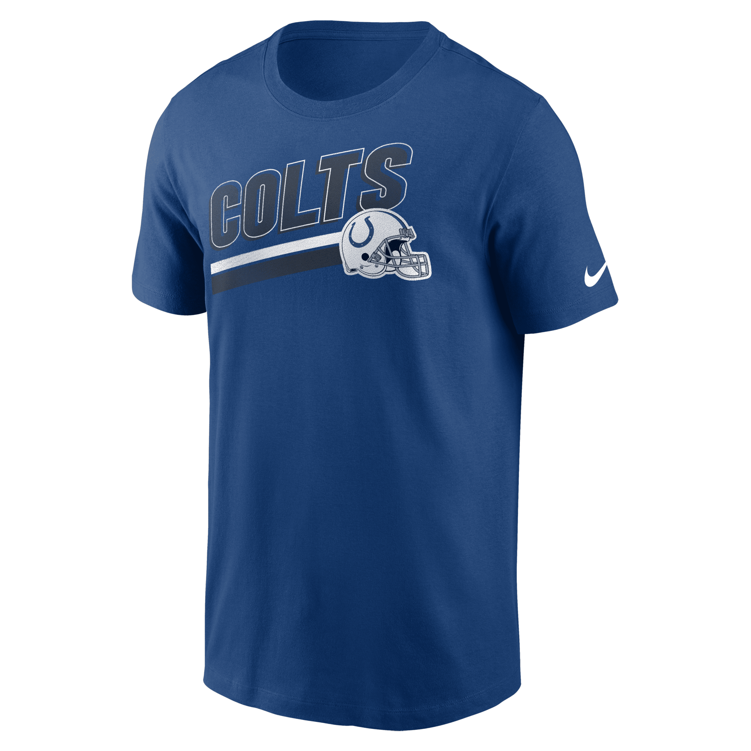 Shop Nike Indianapolis Colts Essential Blitz Lockup  Men's Nfl T-shirt In Blue