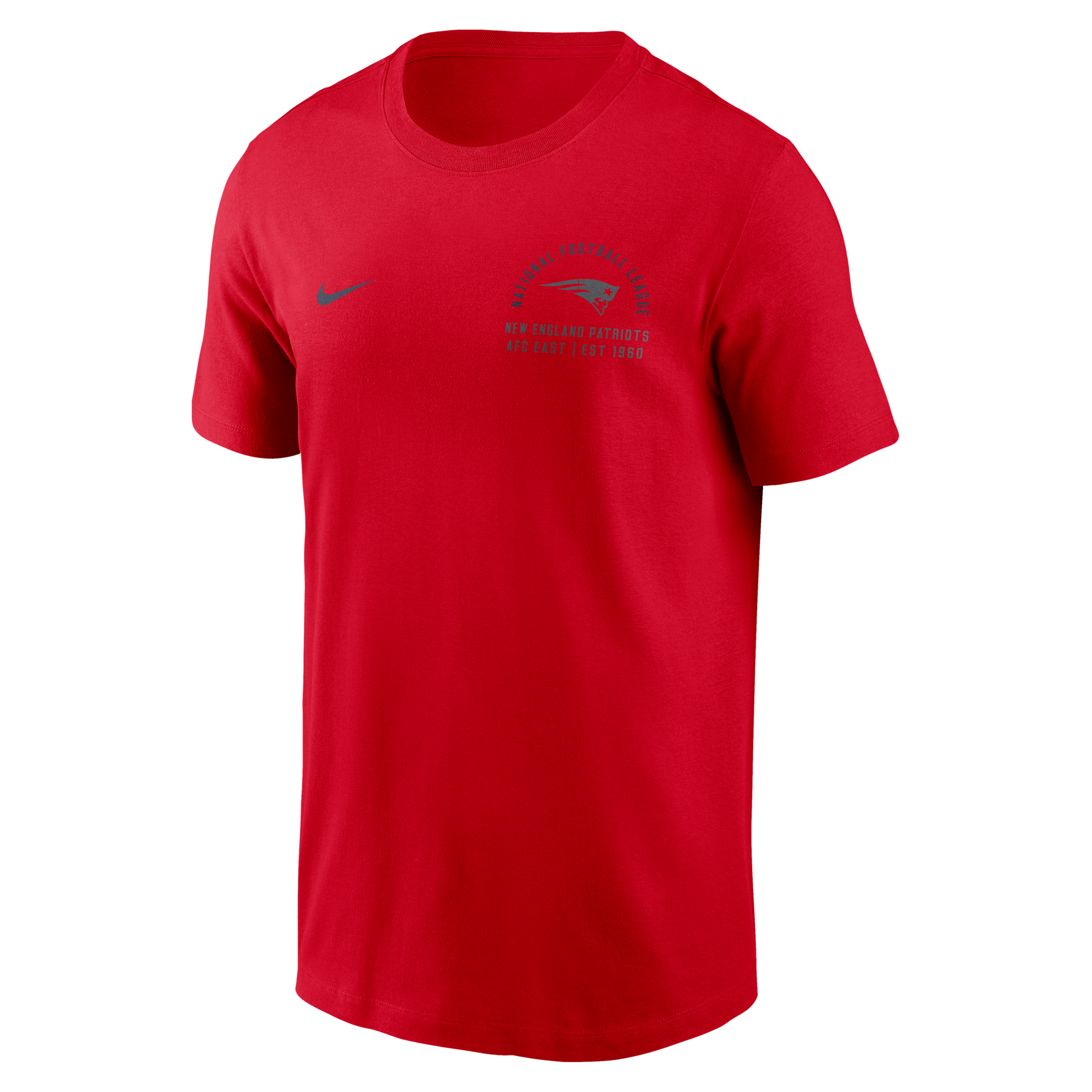 New England Patriots Essential Nike Men's NFL T-Shirt in Red | N19965N8K-PNG