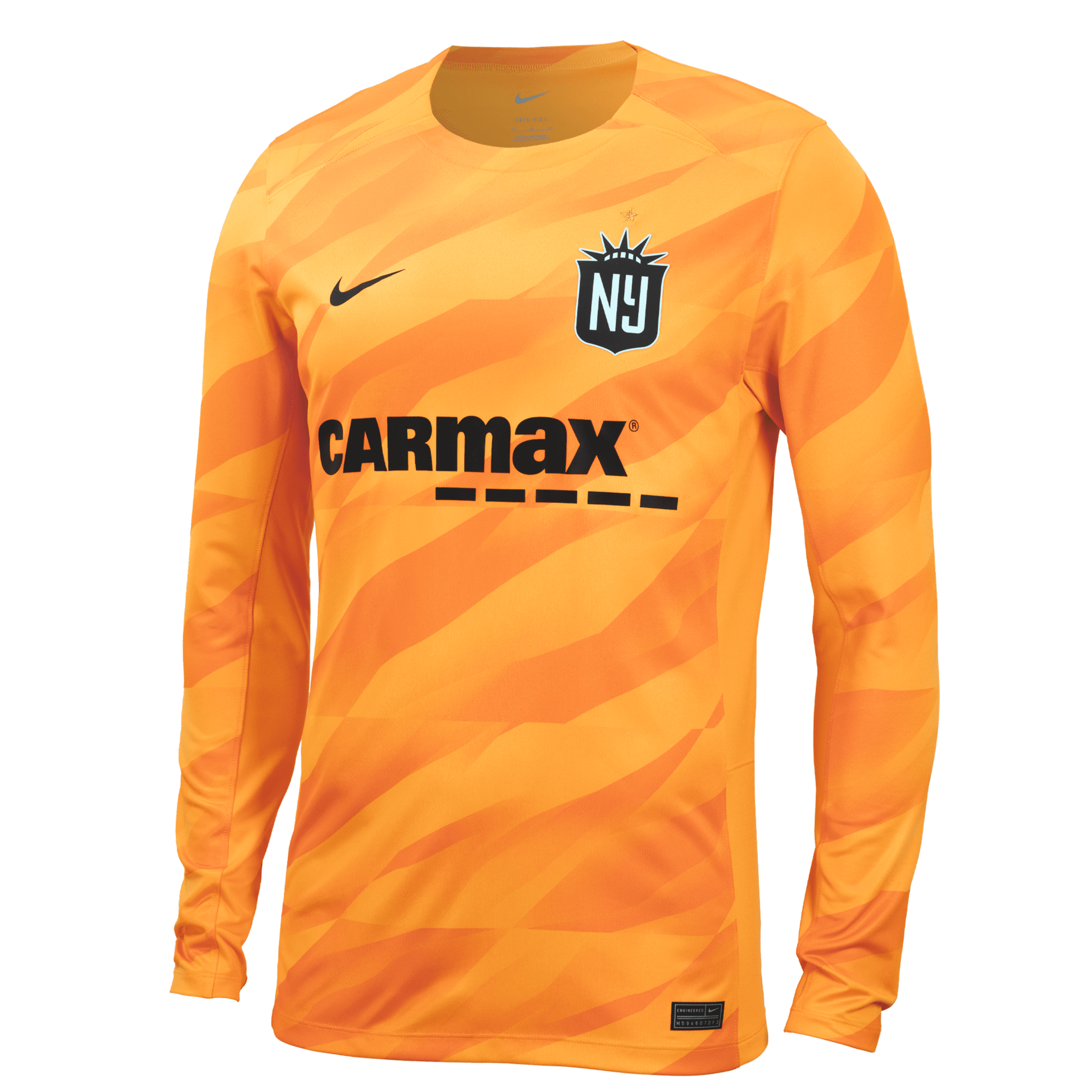 Shop Nike Nj/ny Gotham Fc 2024 Goalkeeper  Unisex Nwsl Long-sleeve Replica Jersey In Orange