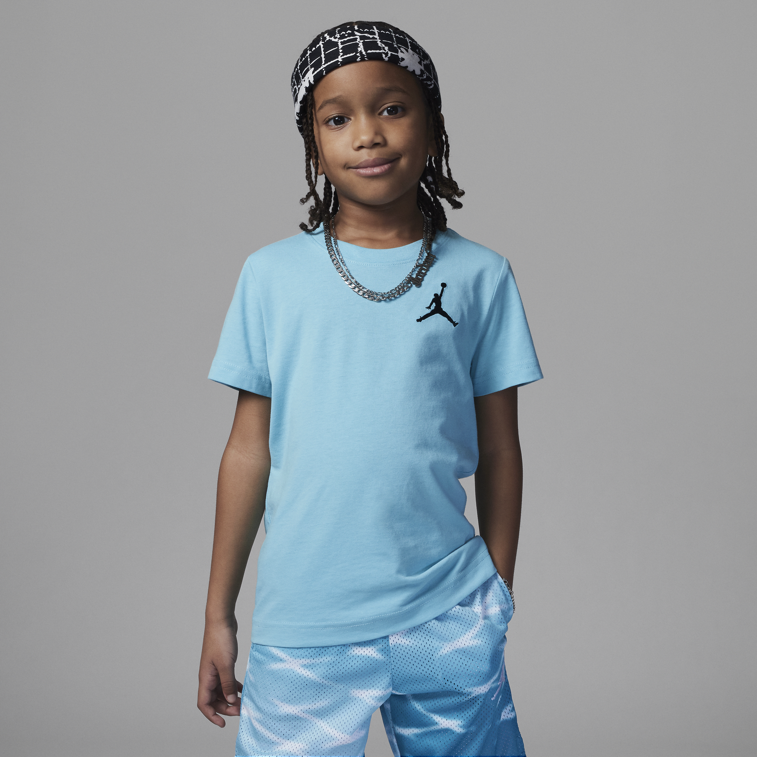 Jordan Little Kids' T-shirt In Blue