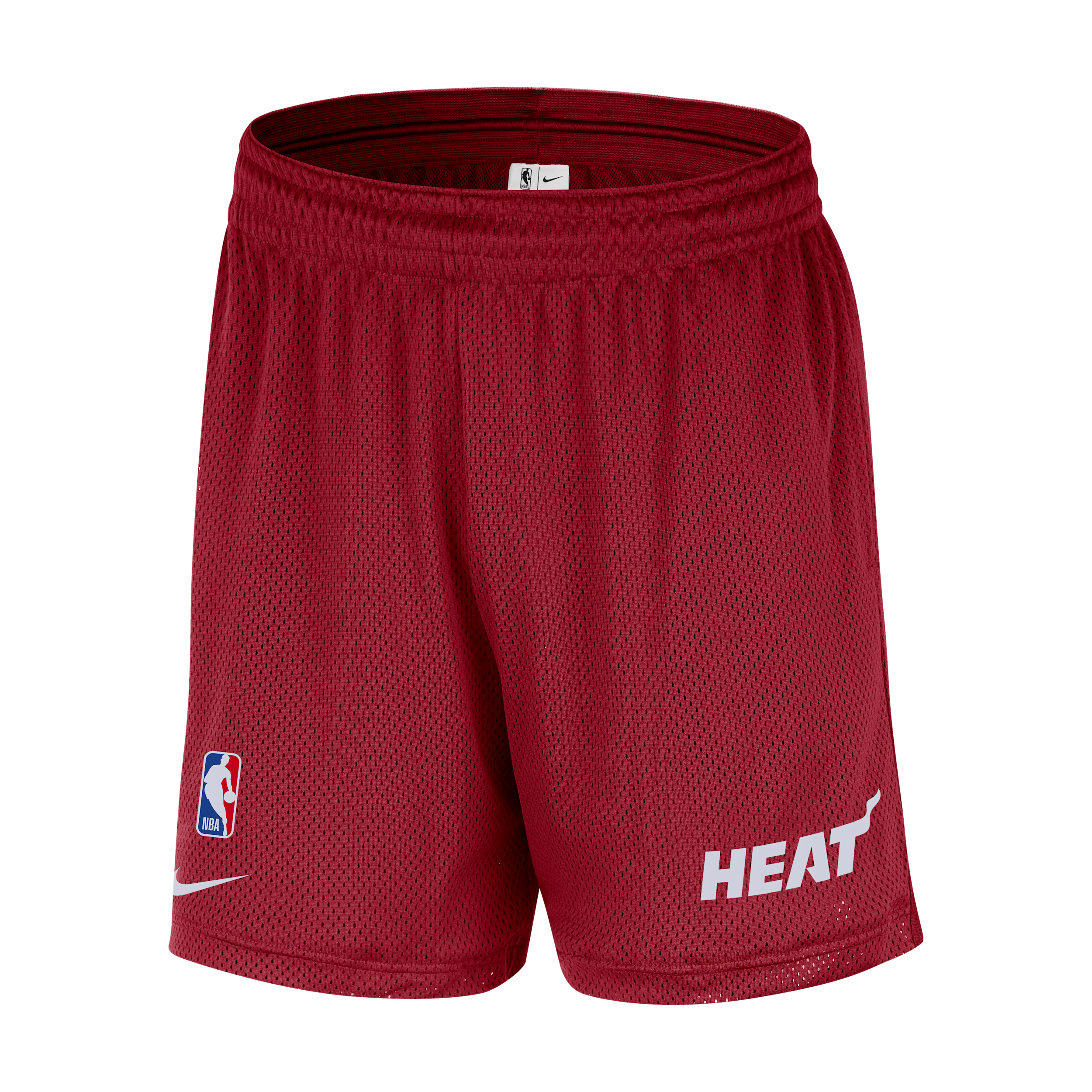 Nike Miami Heat  Men's Nba Mesh Shorts In Red