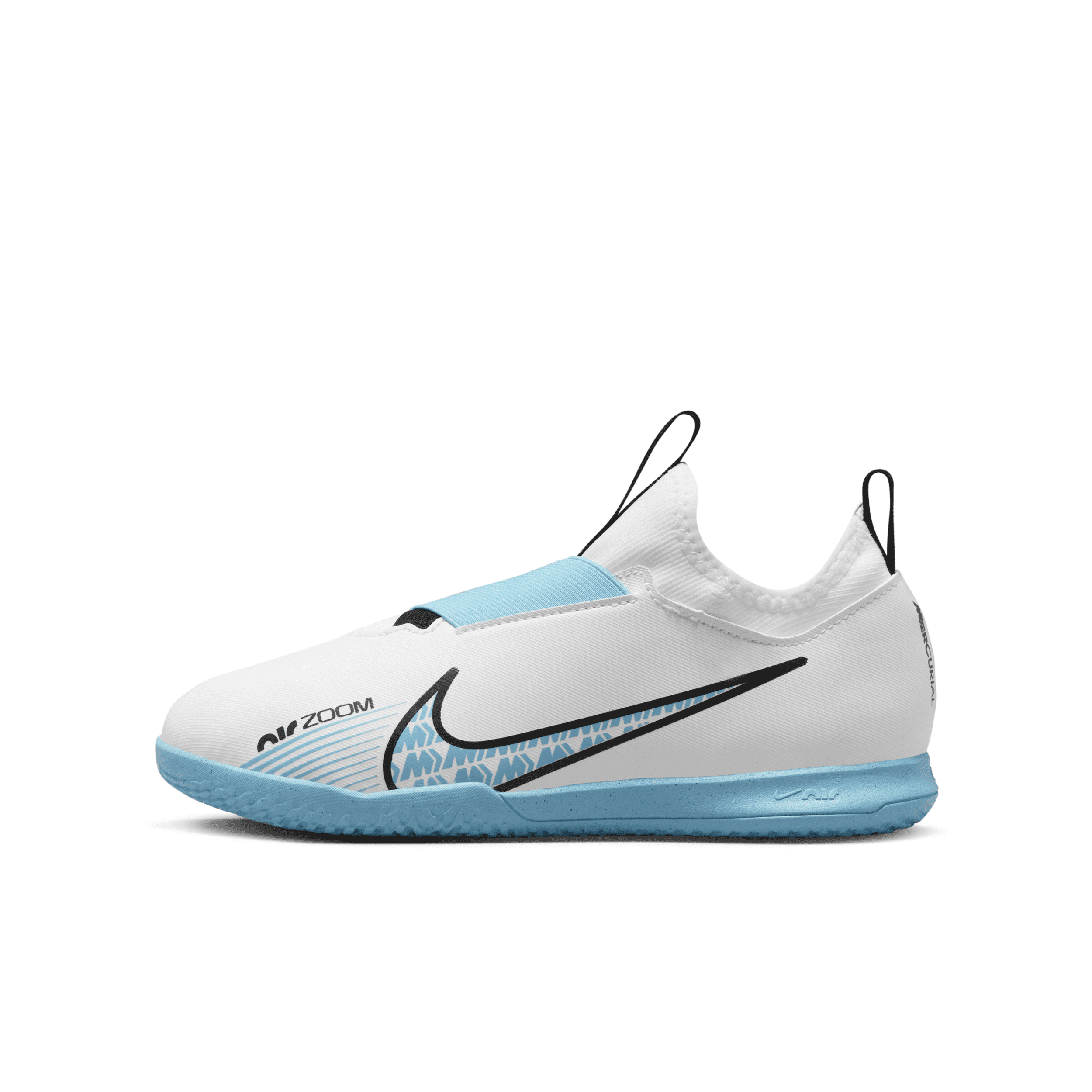 Nike Jr. Mercurial Vapor 15 Academy Little/big Kids' Indoor/court Low-top Soccer Shoes In White