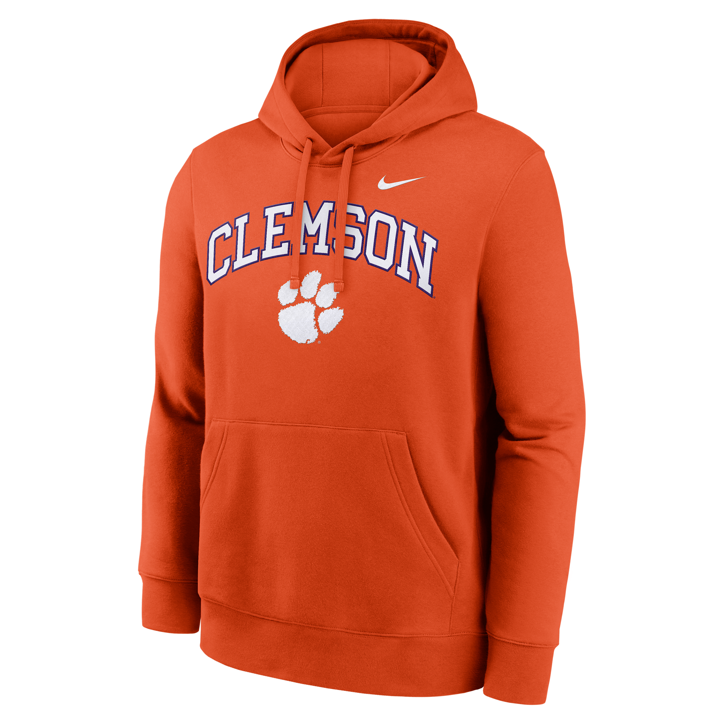 Nike Clemson Arch  Men's College Pullover Hoodie In Orange