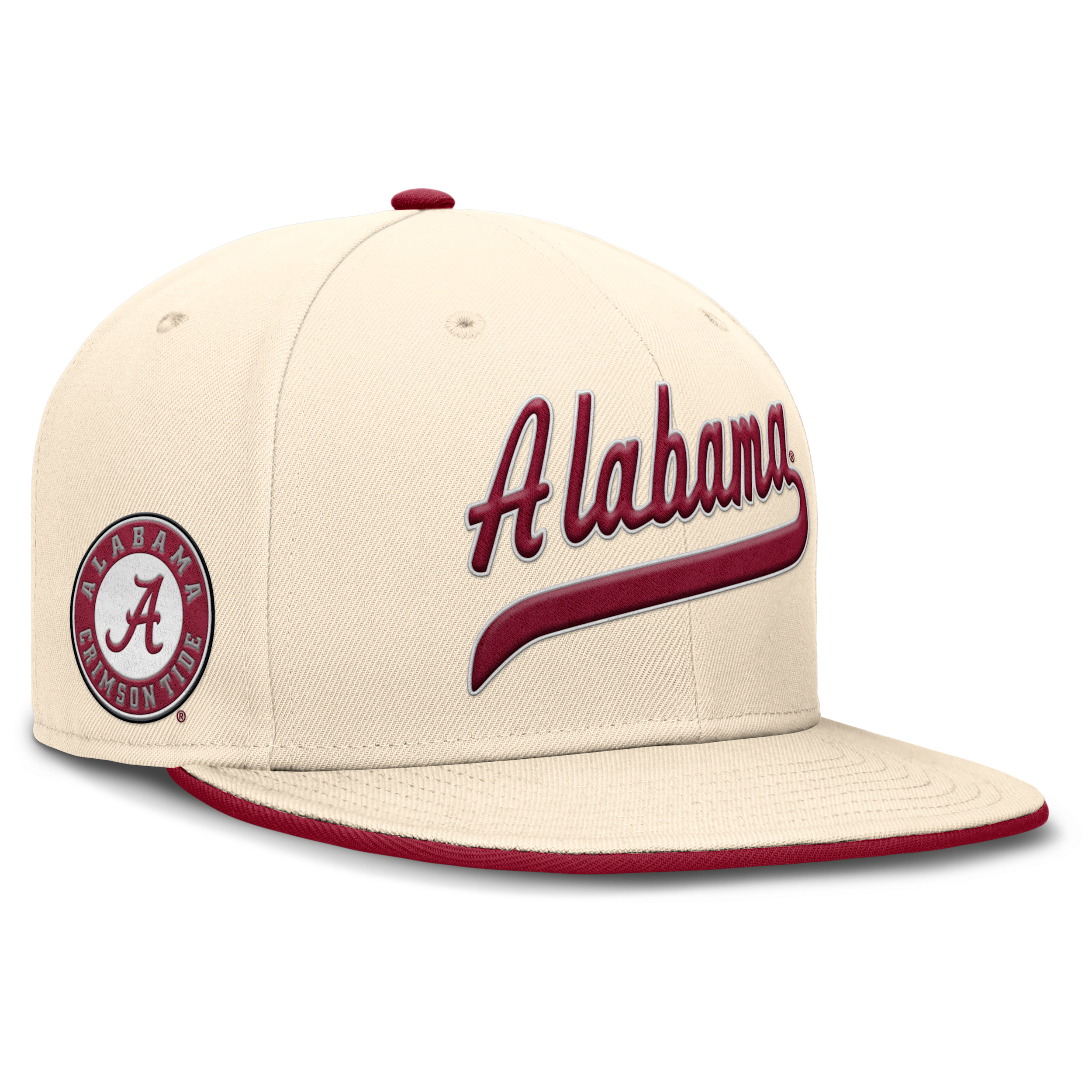 Nike Alabama Crimson Tide Primetime True Men's Dri-fit College Fitted Hat In Brown