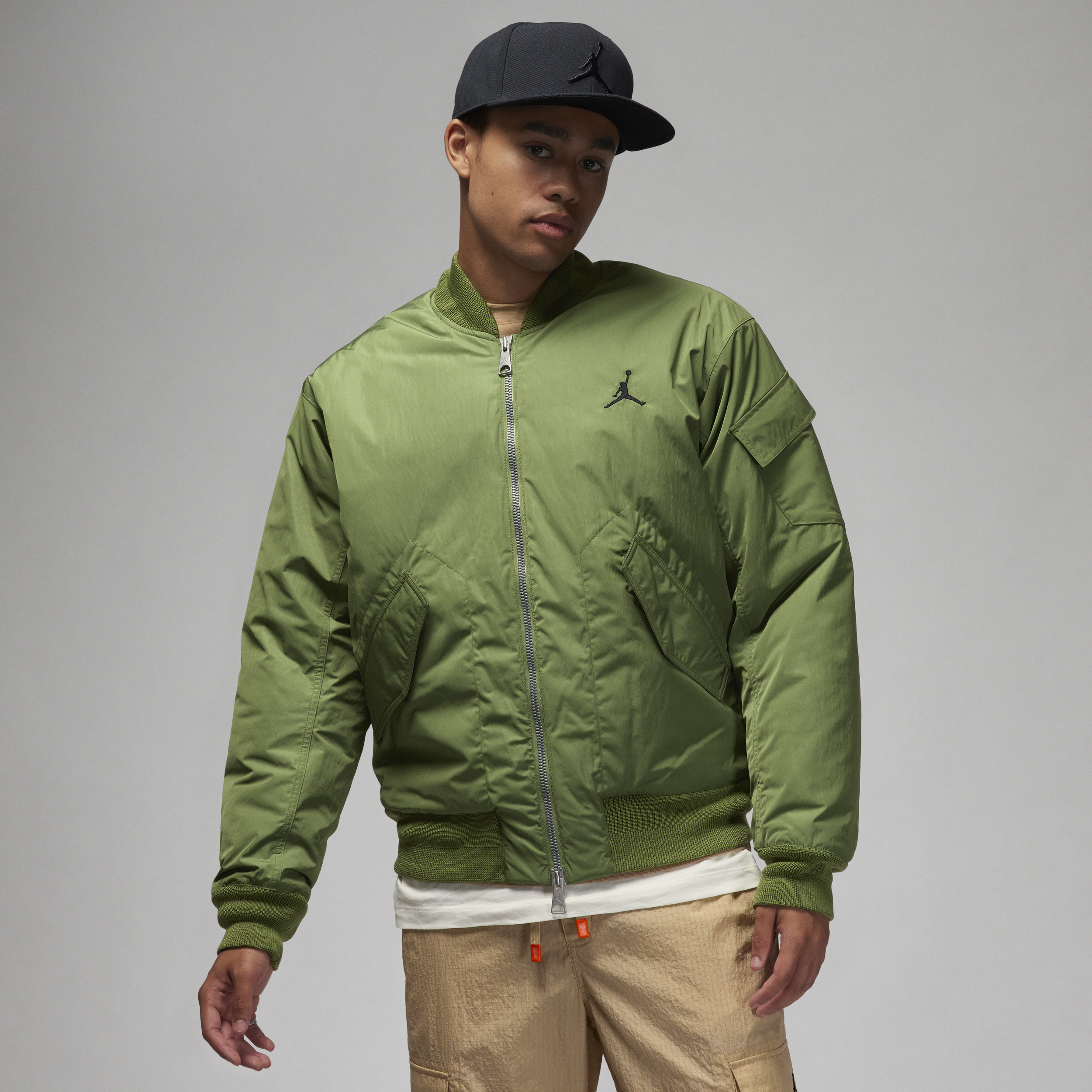 Jordan Men's  Essentials Renegade Jacket In Green