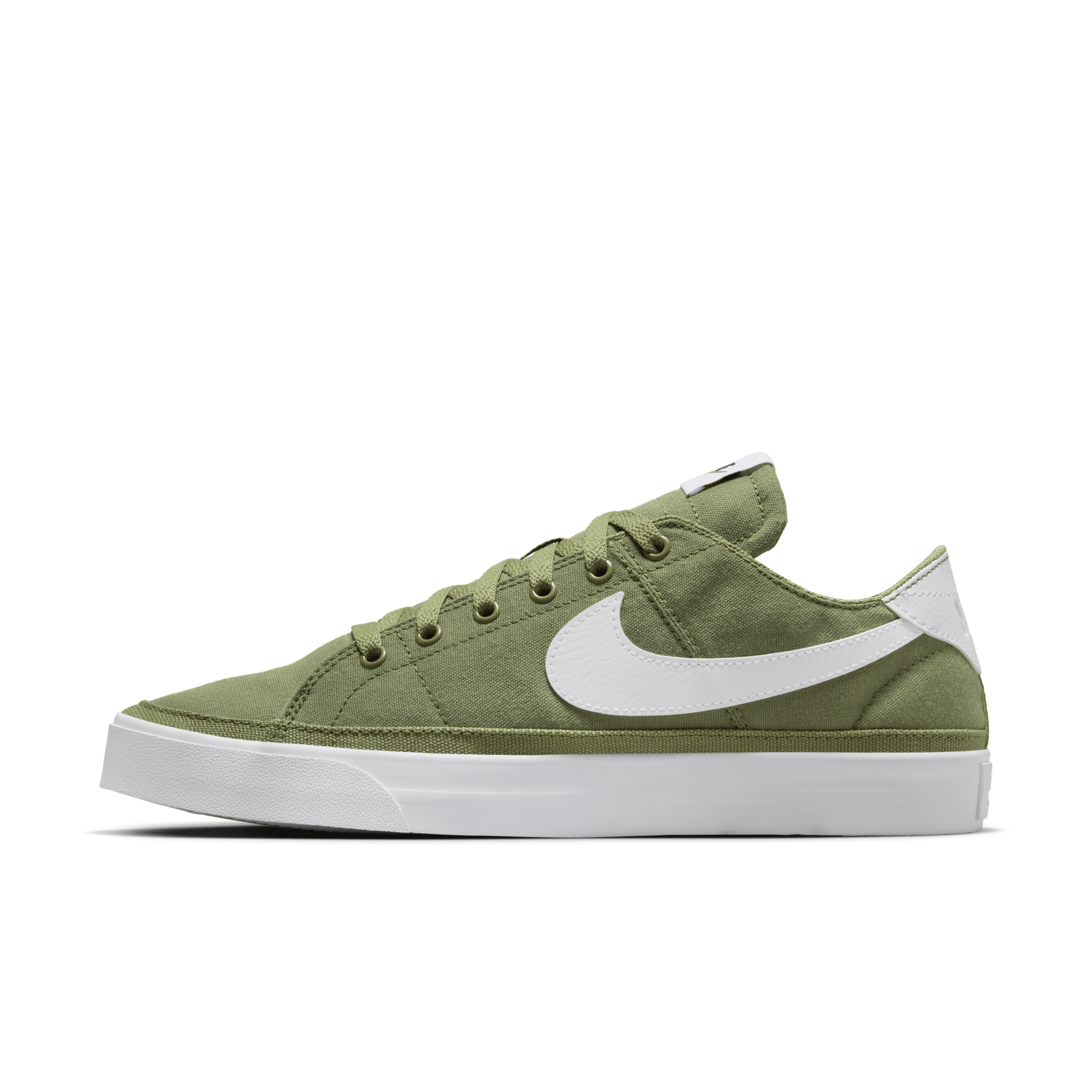 Shop Nike Men's Court Legacy Canvas Shoes In Green