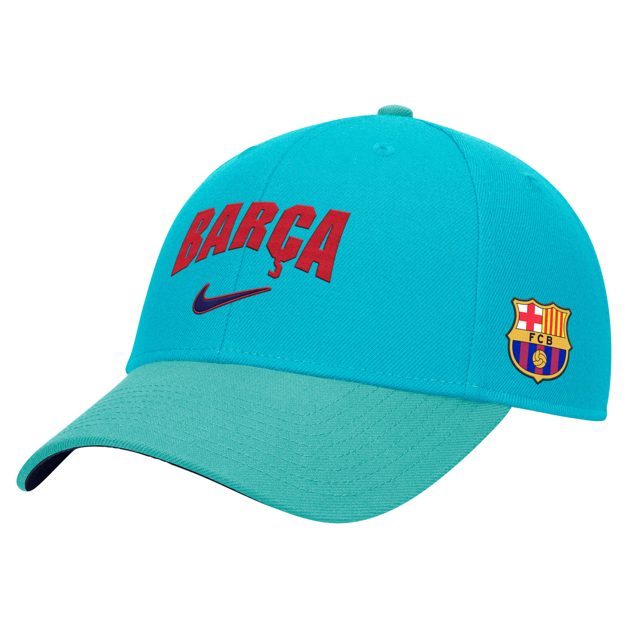 FC Barcelona Rise Nike Unisex Adjustable Cap in Blue | C16986C086FCBC-AOP