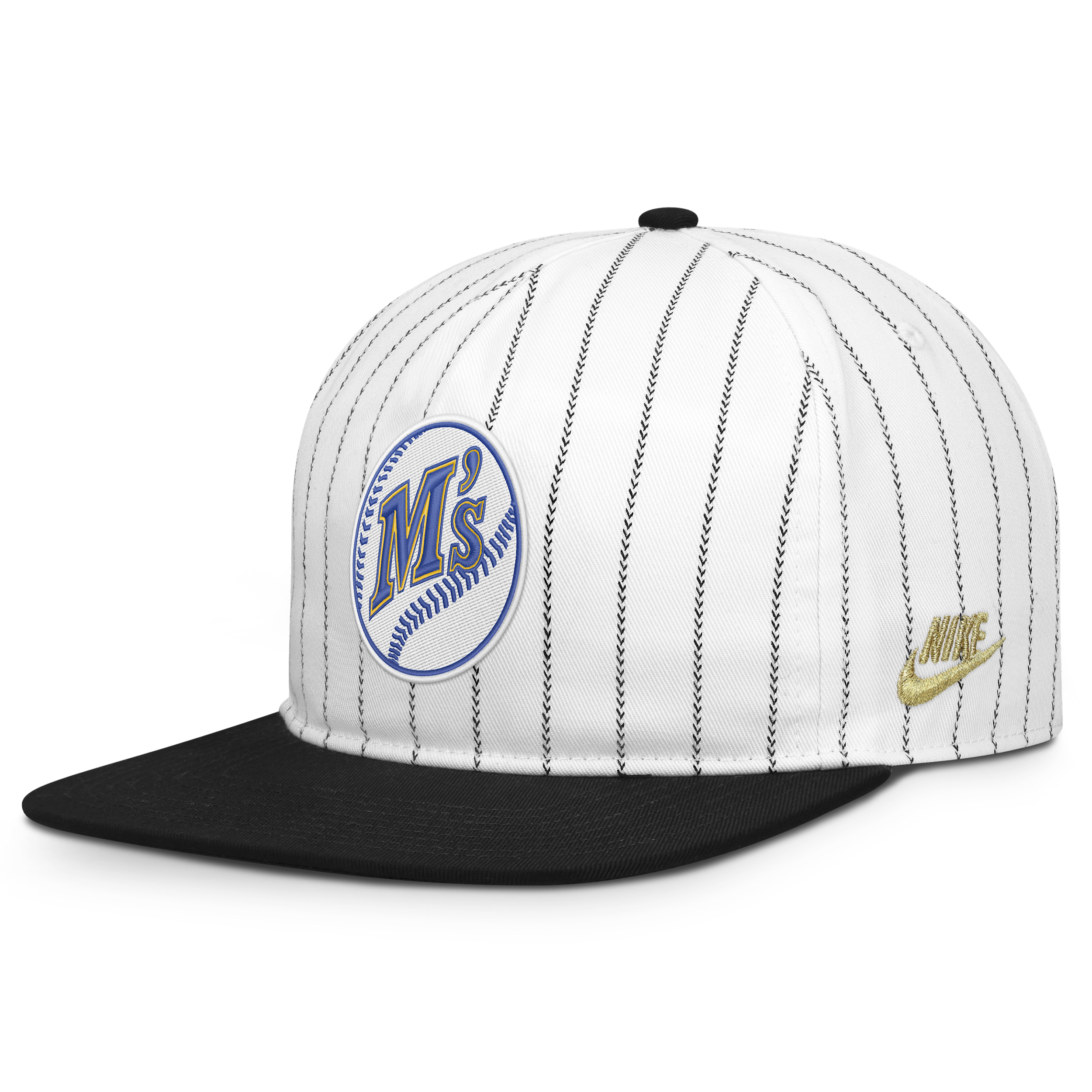 Seattle Mariners Pro Nike Men's MLB Adjustable Hat in White | NB57064NS87-JFJ