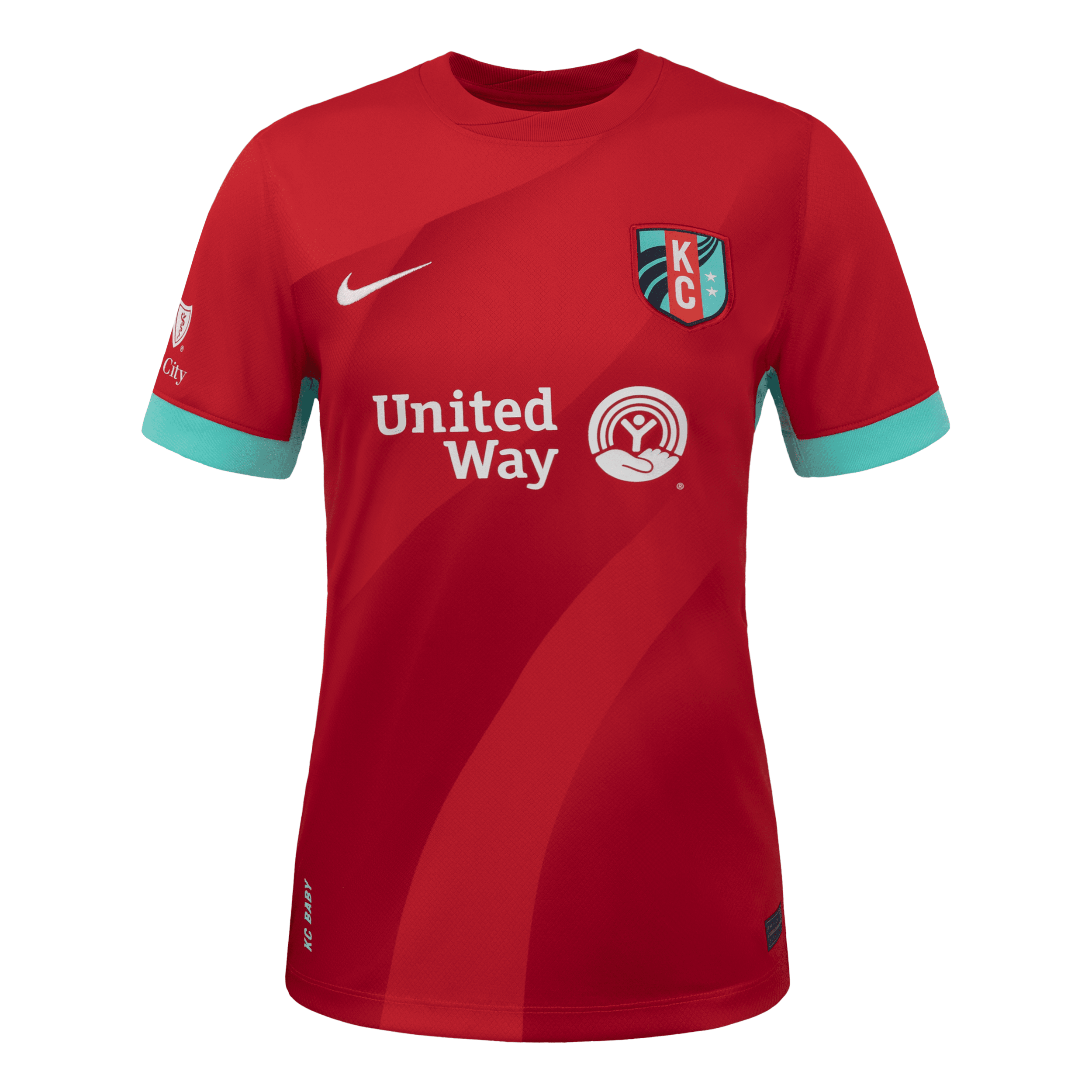 Nike Kc Current 2025 Stadium Home  Women's Dri-fit Nwsl Replica Jersey In Red