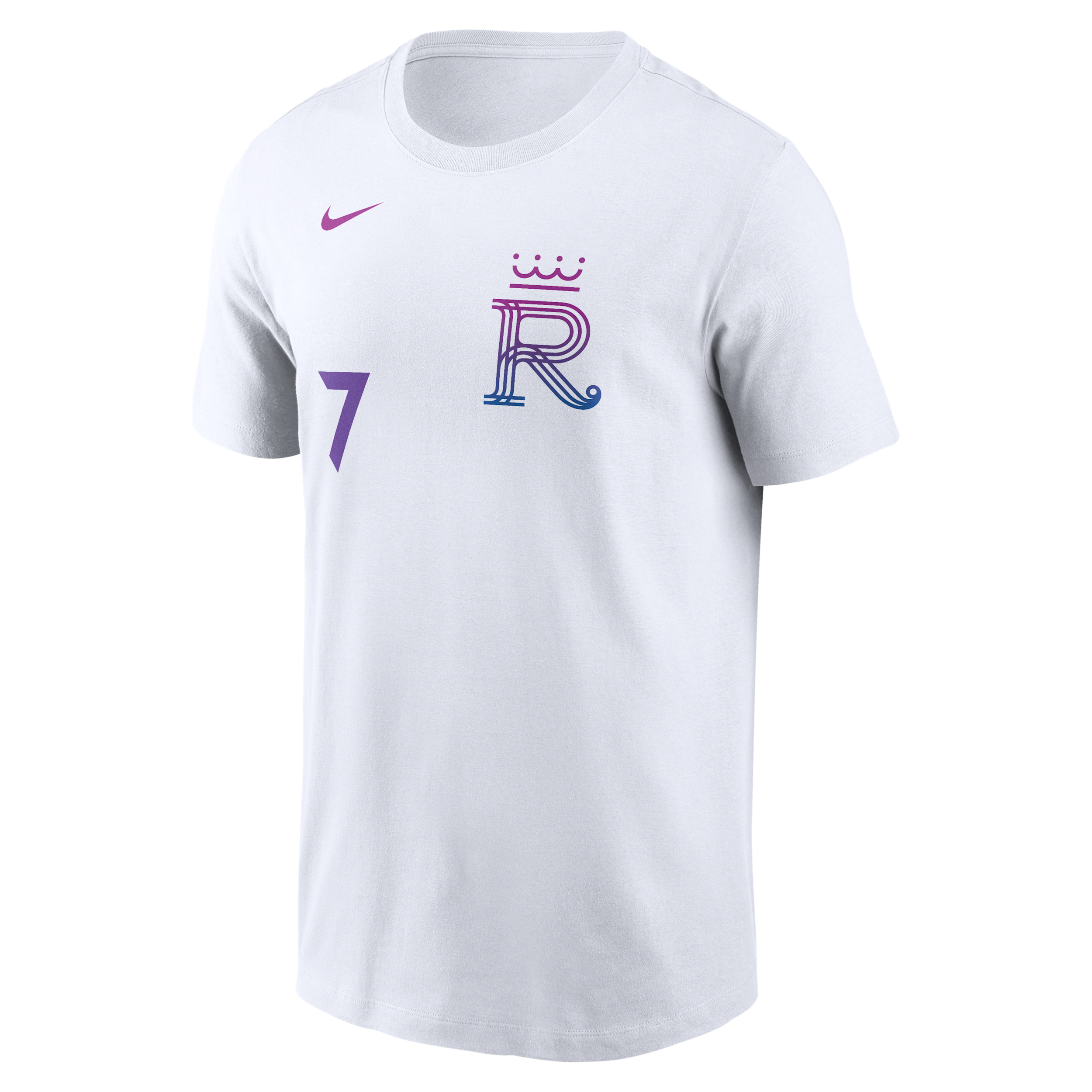 Nike Men's Bobby Witt Jr. White Kansas City Royals 2026 City Connect Name & Number T-Shirt - White