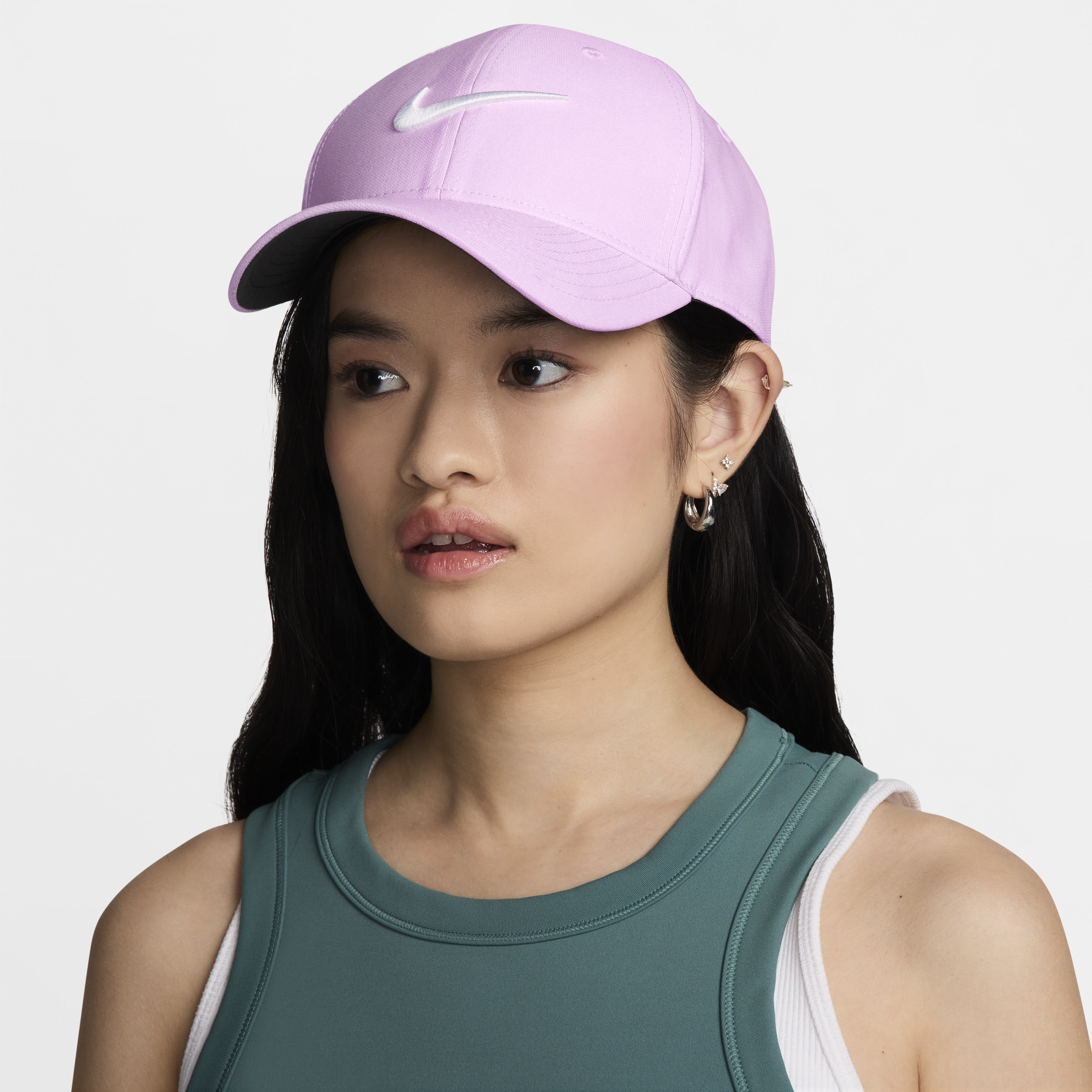 Shop Nike Unisex Dri-fit Club Structured Swoosh Cap In Pink
