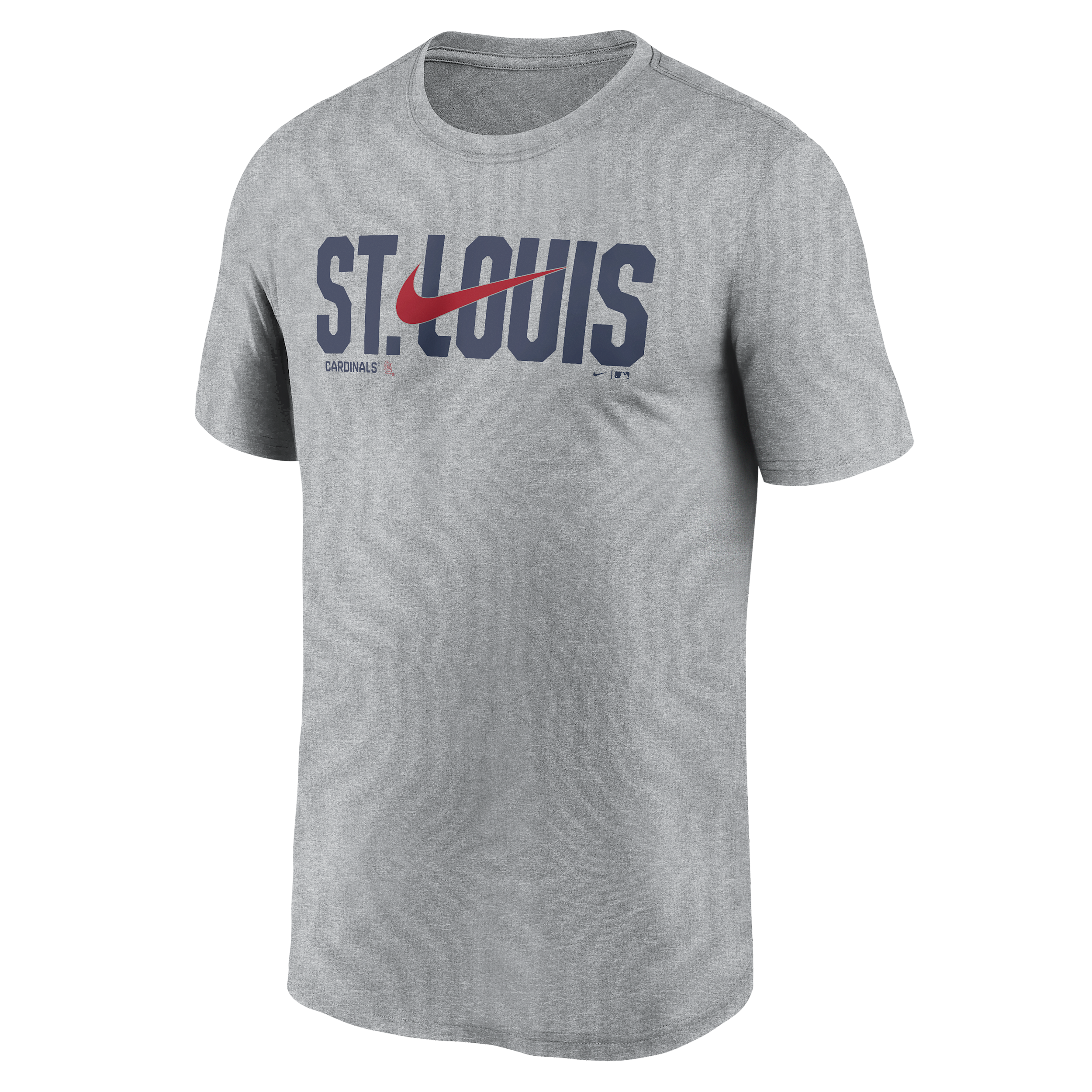 St. Louis Cardinals Swoosh Legend Nike Men's Dri-FIT MLB T-Shirt in Grey | NKGK06GSCN-RSQ