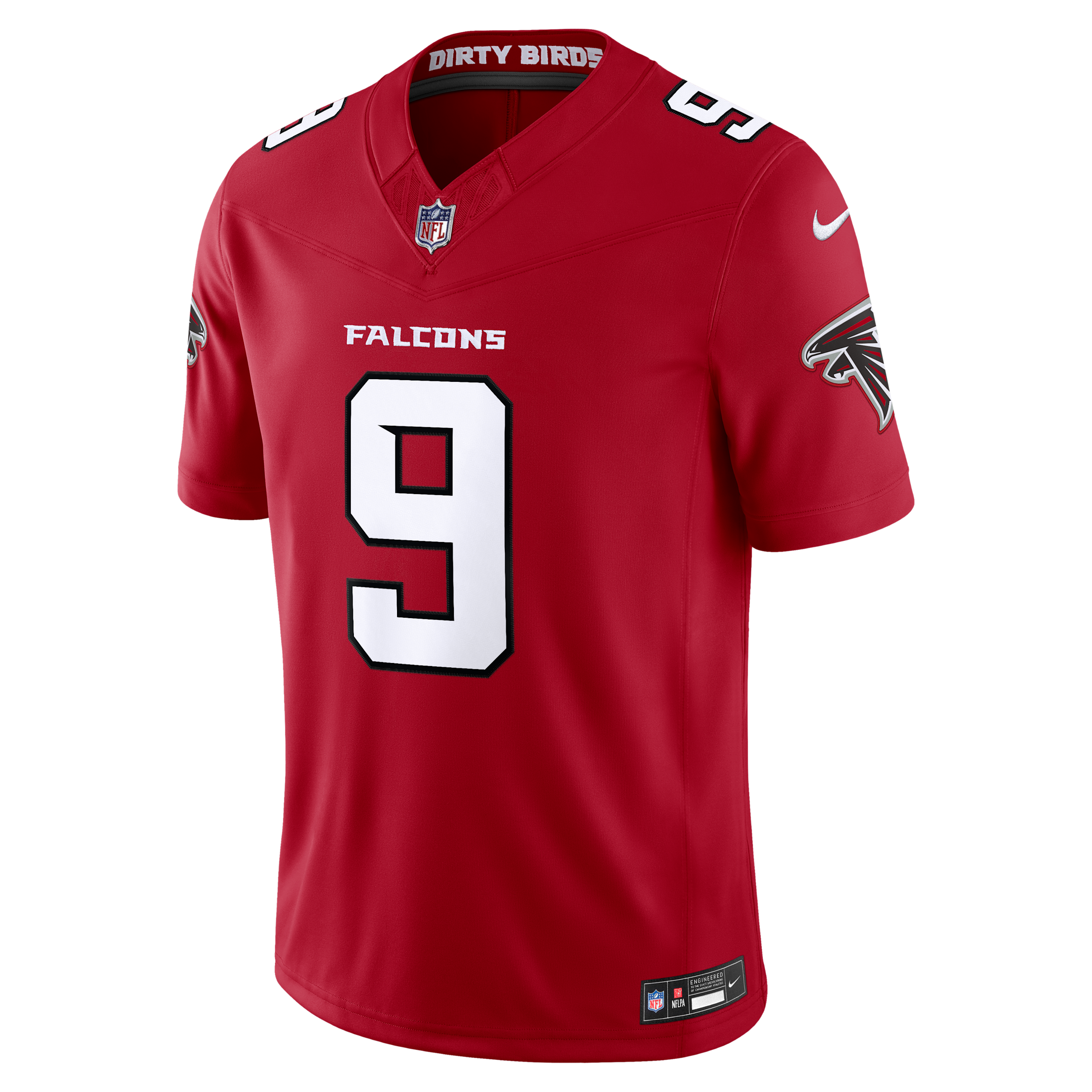 Michael Penix Jr. Atlanta Falcons Nike Men's Dri-FIT NFL Stitched Limited Jersey in Red | 37NM0IXP96F-1FA
