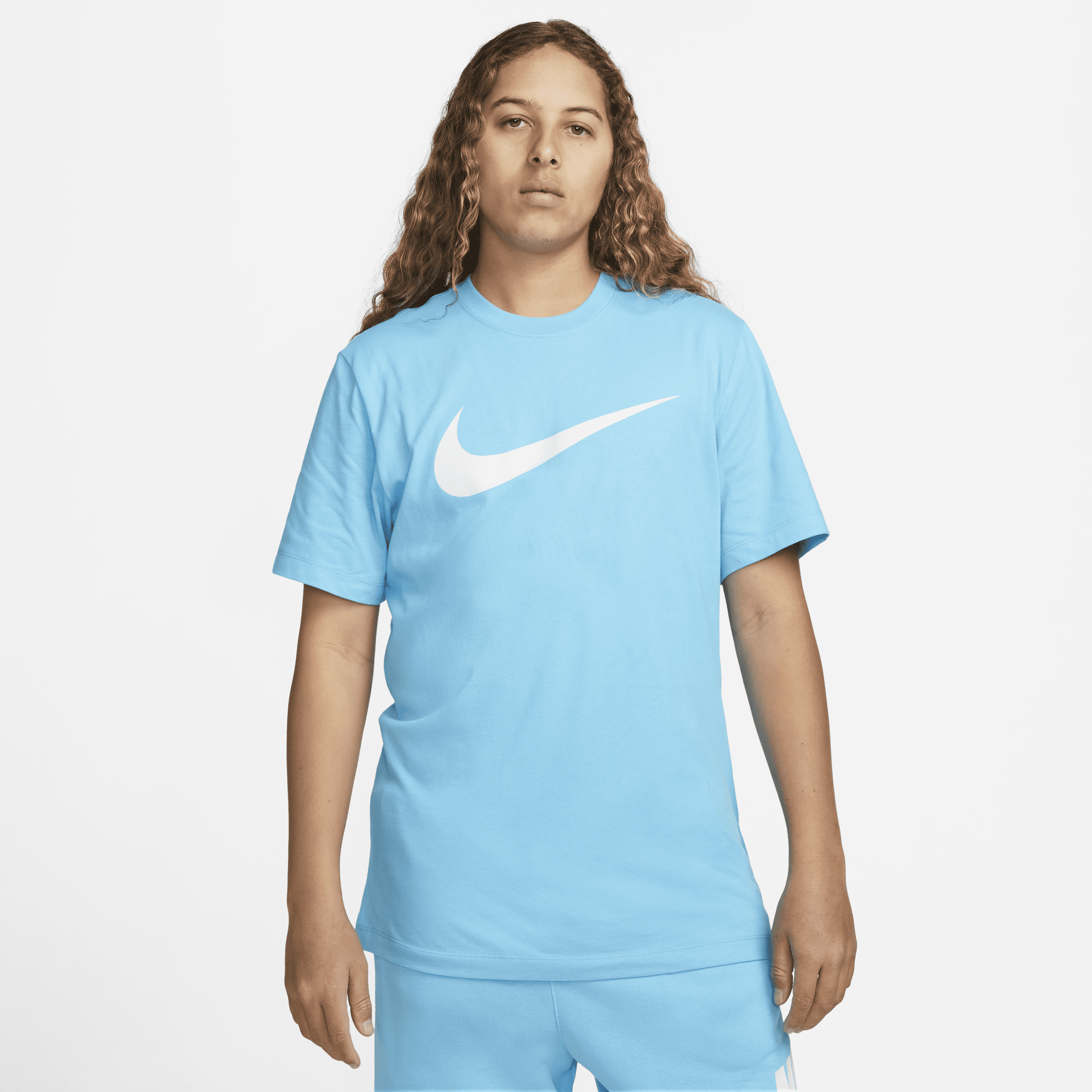 Nike Men's  Sportswear Swoosh T-shirt In Blue