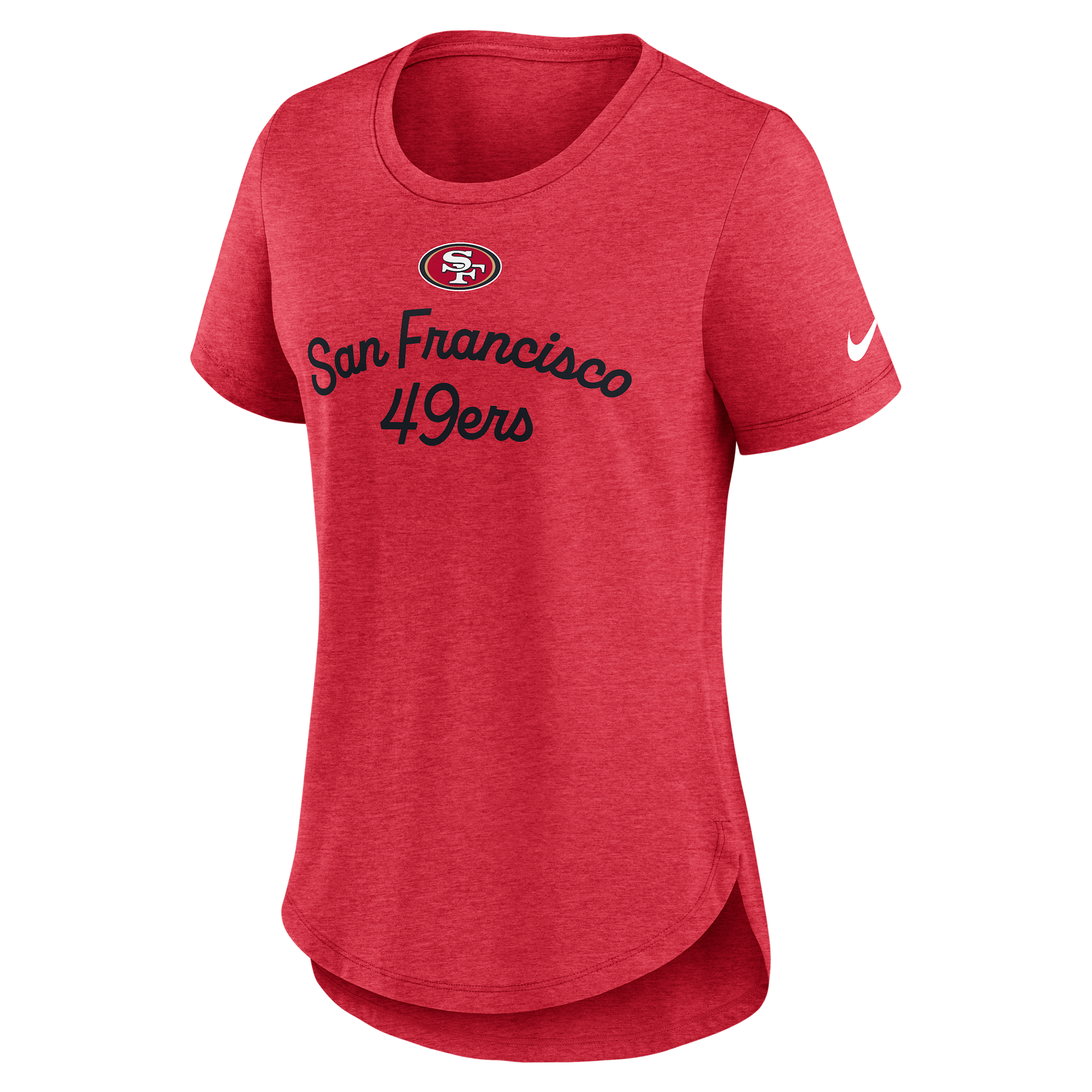 Nike San Francisco 49ers Script Women's Nfl T-shirt In Red
