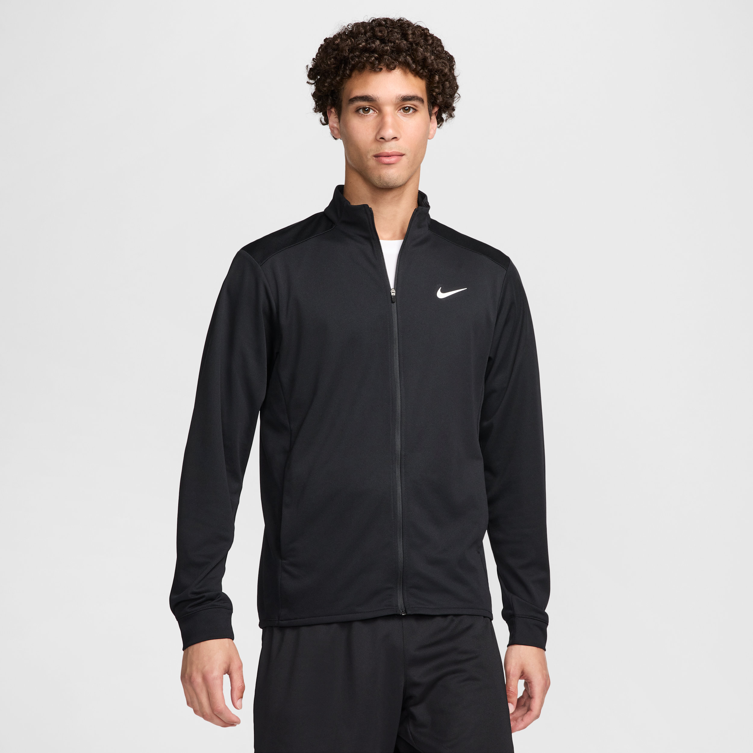 Nike Men's Totality Dri-FIT Knit Versatile Jacket in Black | FV8962-010