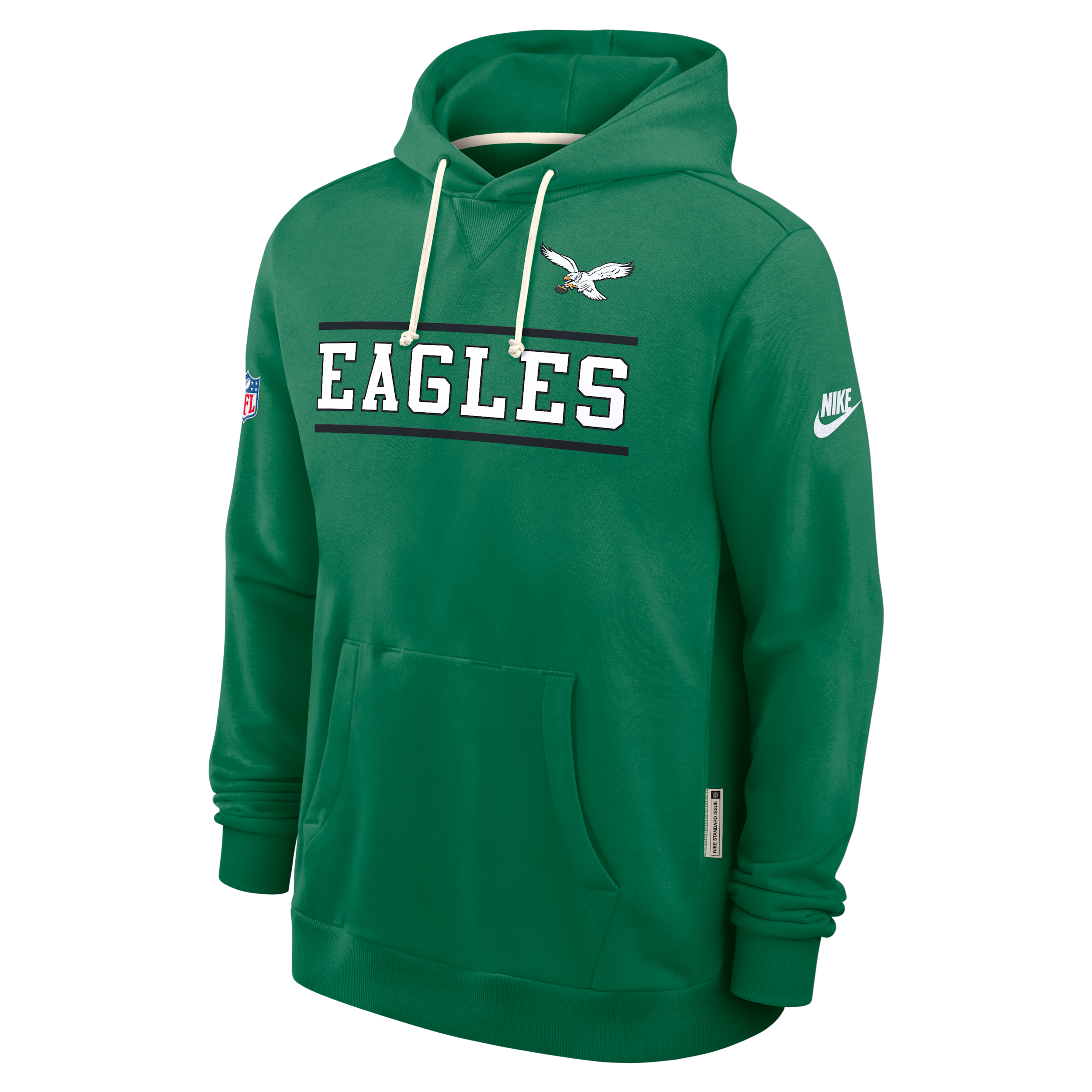 Philadelphia Eagles Alt Standard Issue Nike Men's Dri-FIT NFL Pullover Hoodie in Green | 03AZ30RQ86-PT1