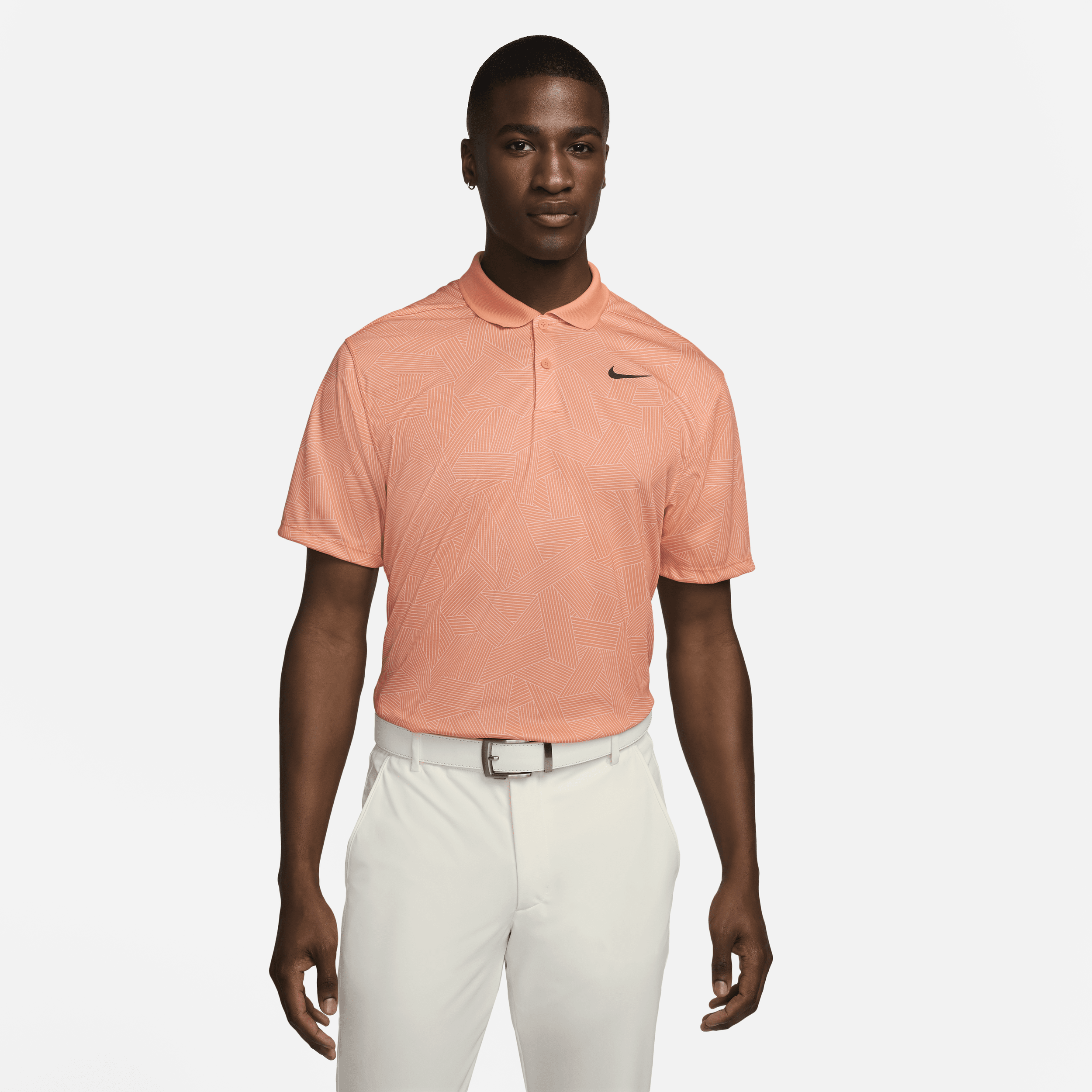 Shop Nike Men's Victory+ Dri-fit Golf Polo In Orange