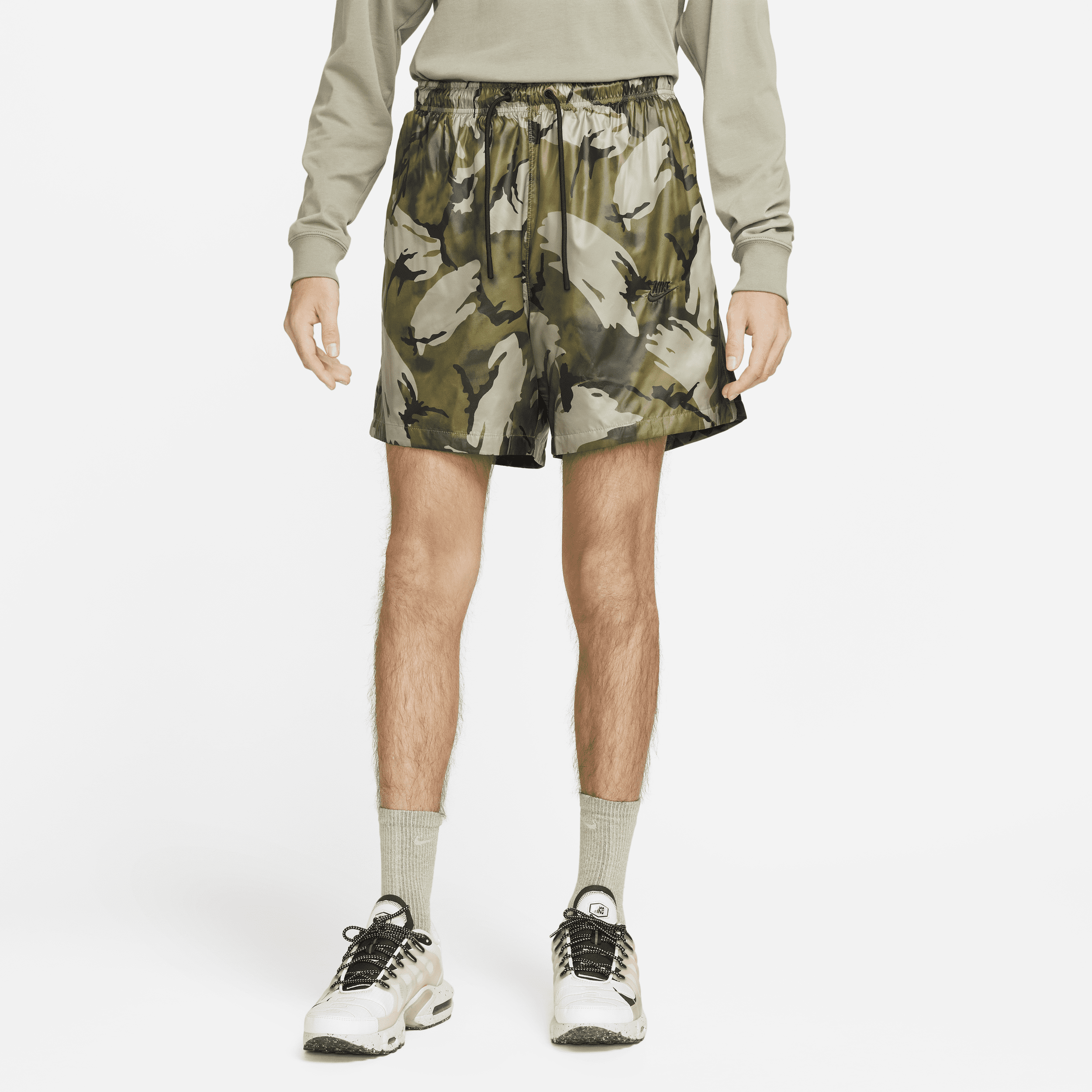 Shop Nike Men's  Sportswear Tech Pack Woven Shorts In Grey