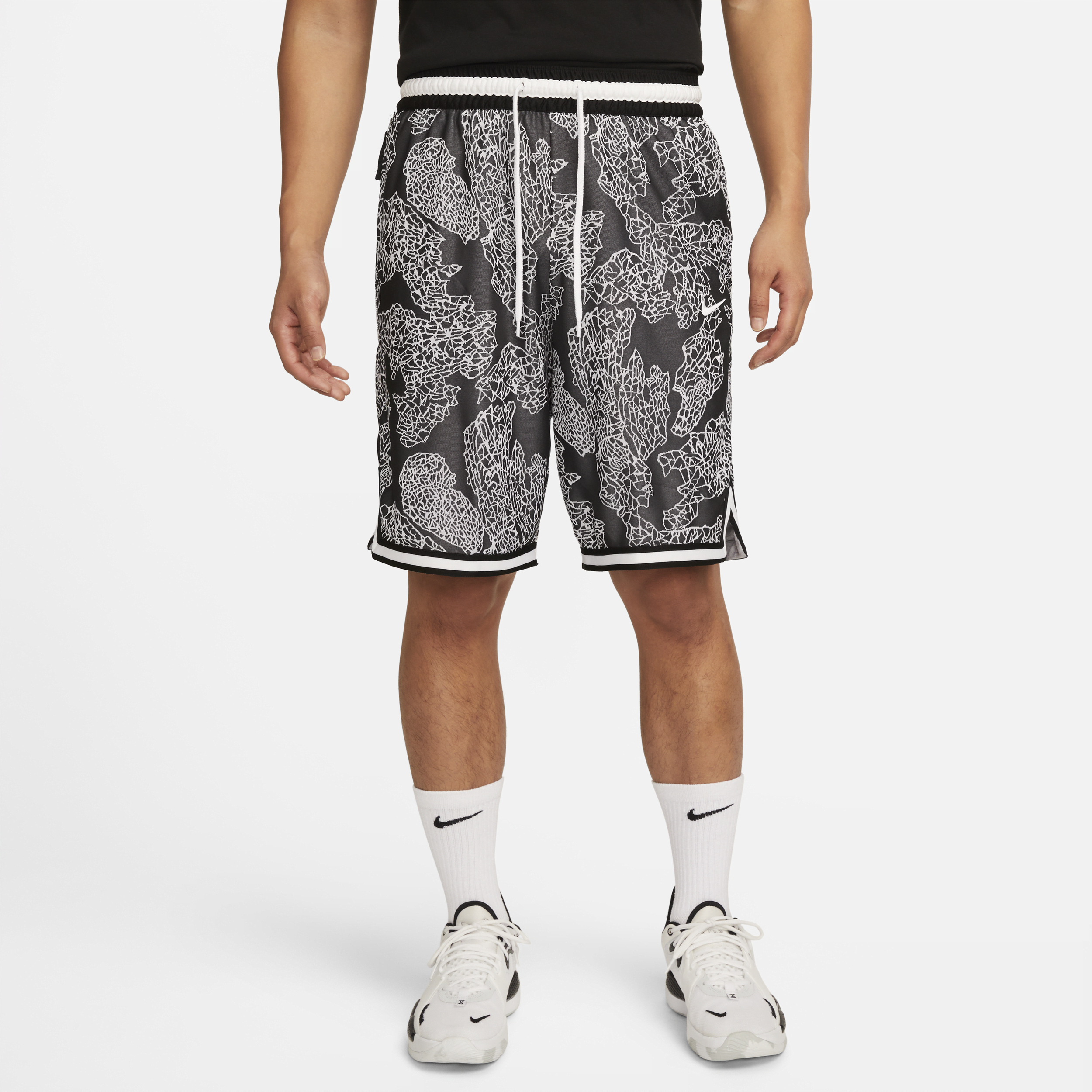 Shop Nike Men's Dri-fit Dna 10" Basketball Shorts In Black