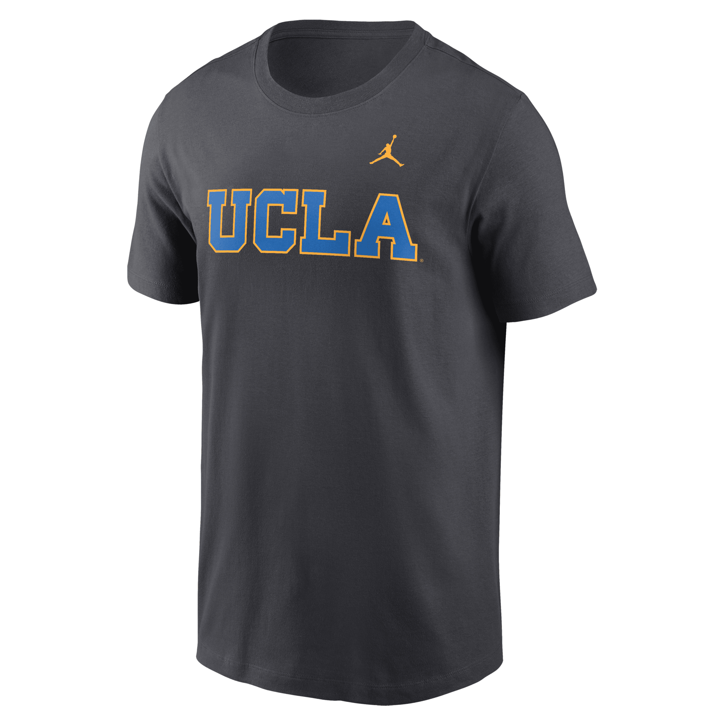 Jordan Ucla Bruins Primetime Wordmark Nike Men's College T-shirt In Grey