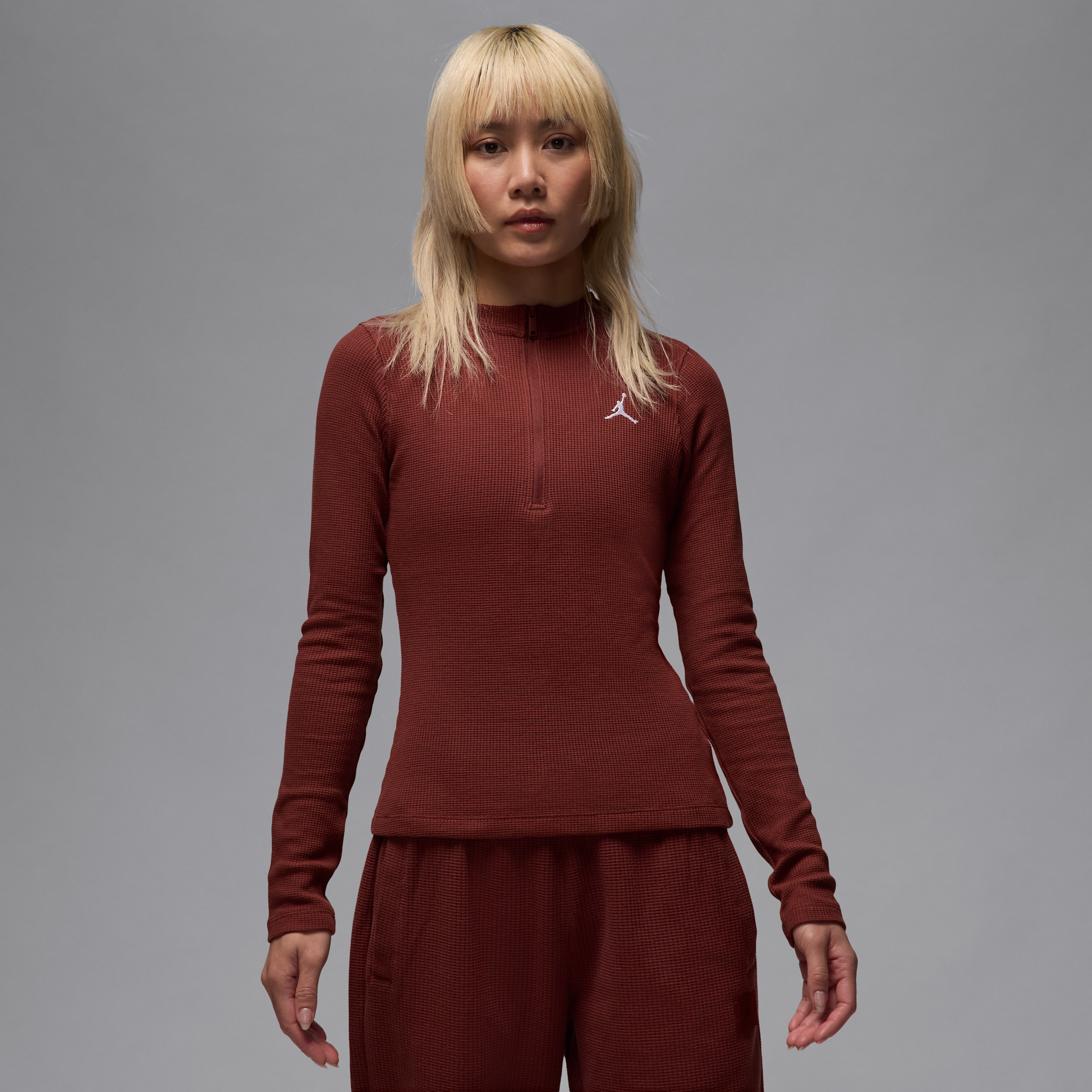 JORDAN WOMEN'S  LONG-SLEEVE 1/2-ZIP KNIT TOP 1015647920