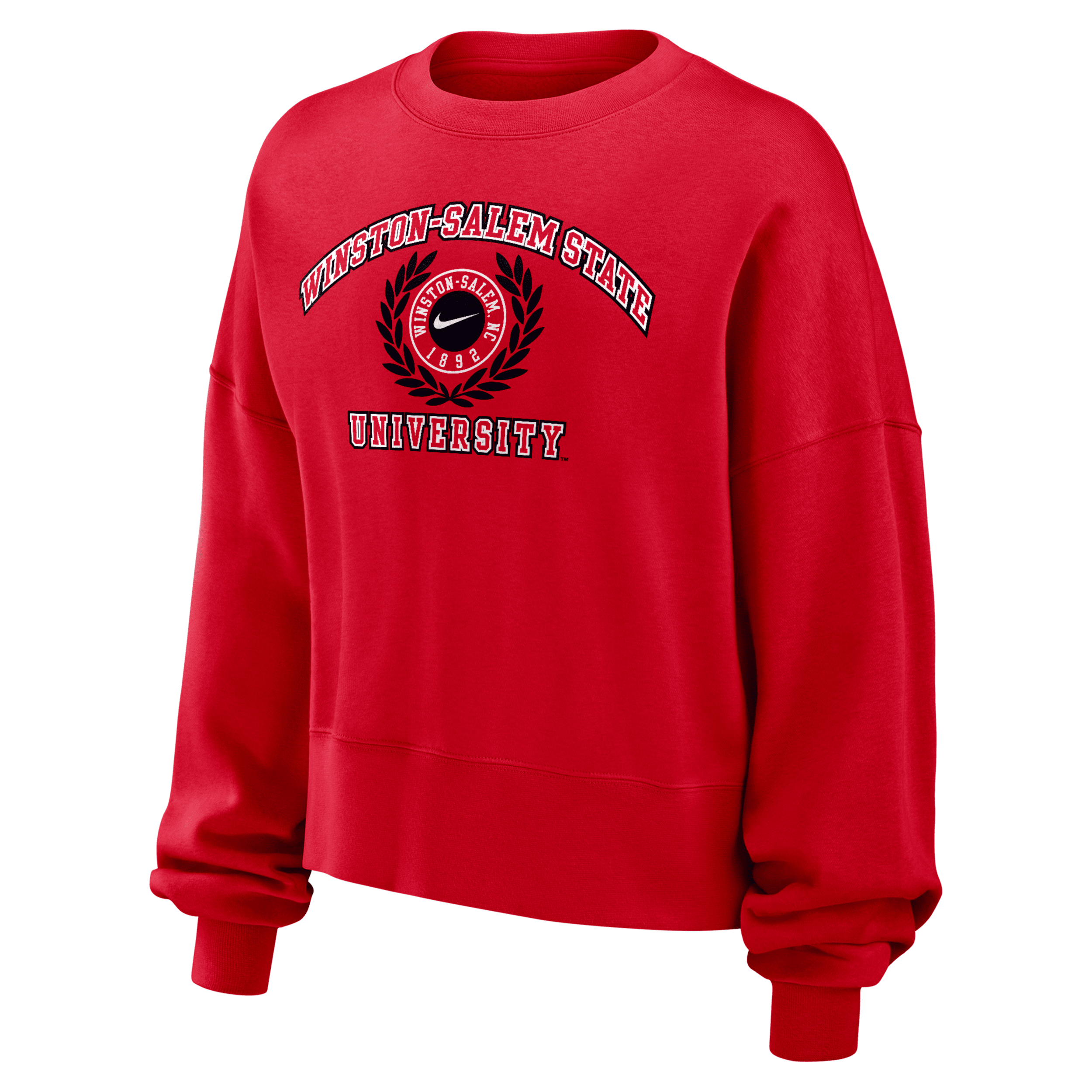 Nike Winston-salem Women's College Crew-neck Sweatshirt In Red