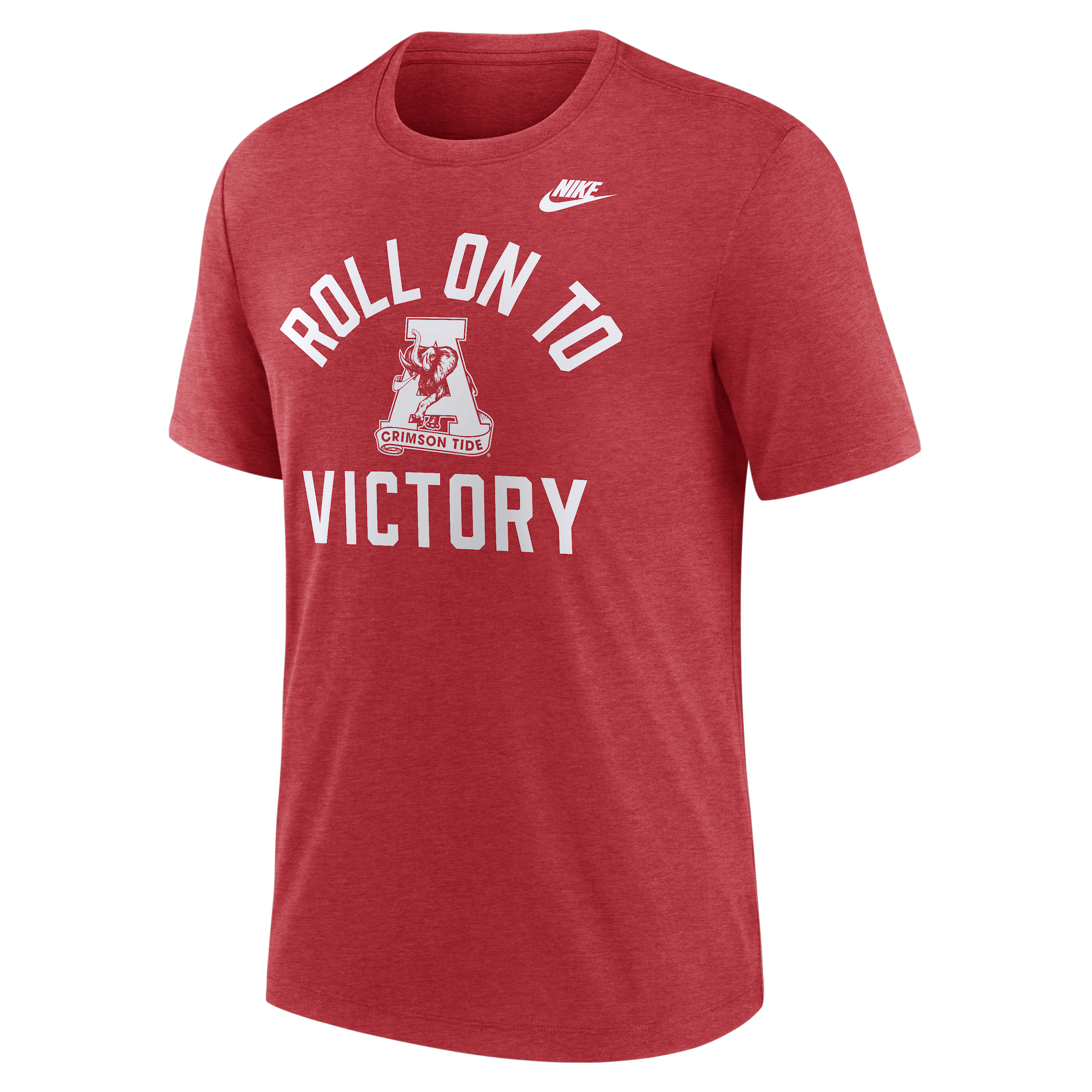 Nike Men's Heather Crimson Alabama Crimson Tide Legacy Mantra Tri-Blend T-Shirt - Crimson