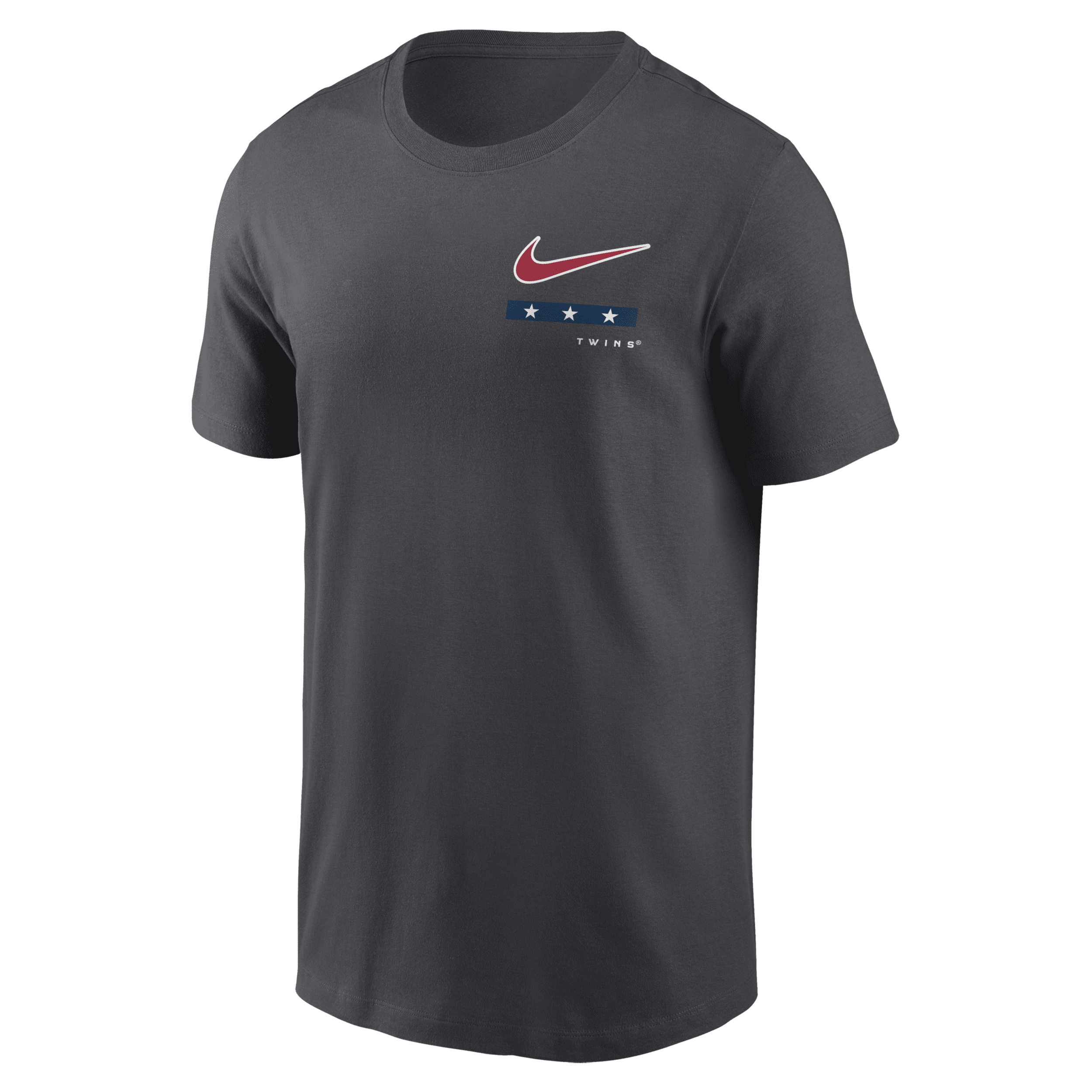 Shop Nike Minnesota Twins Americana  Men's Mlb T-shirt In Grey
