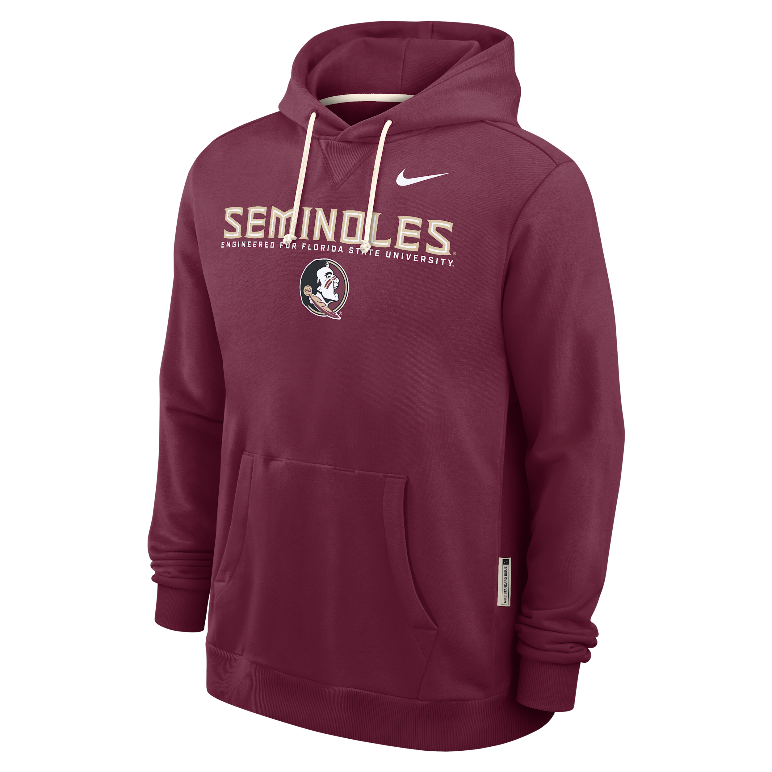 Nike Men's Garnet Florida State Seminoles 2025 Sideline Standard Issue Dri-fit Hoodie - Garnet