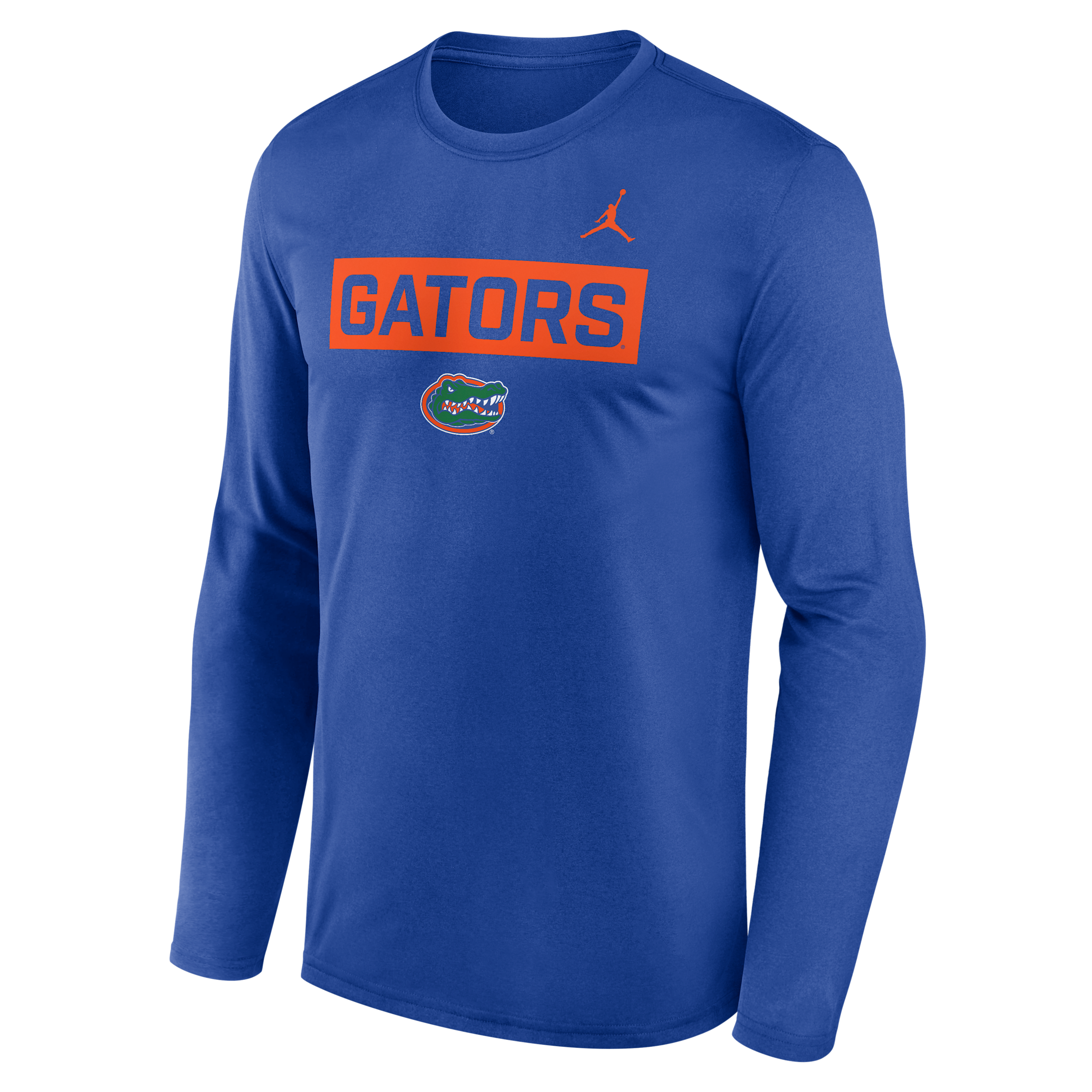Men's Florida Primetime Legend 2-Hit Jordan Brand Dri-FIT College Long-Sleeve T-Shirt in Blue | NJGT4EVUFN-6TH