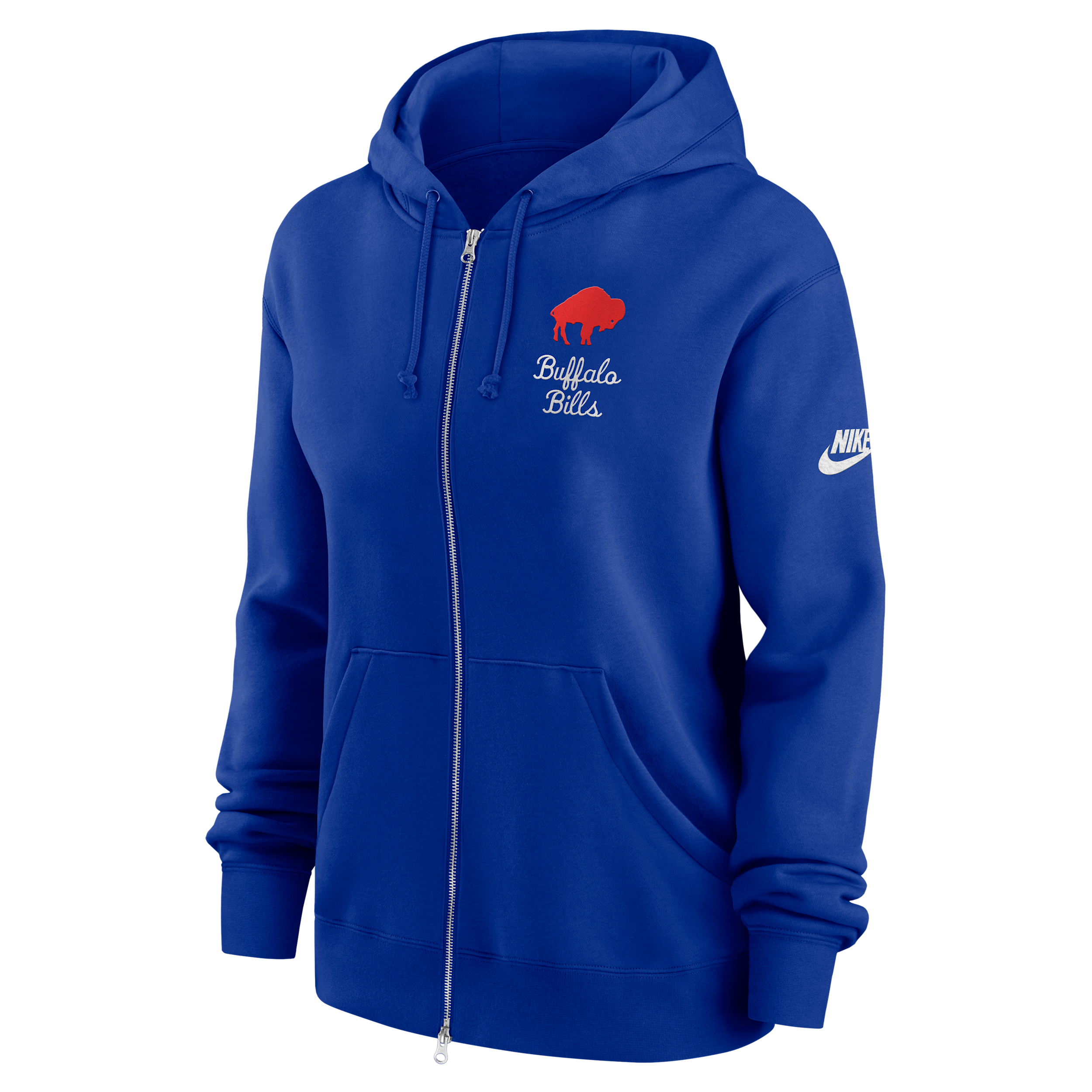 Nike Buffalo Bills Phoenix Rewind  Women's Nfl Full-zip Hoodie In Blue