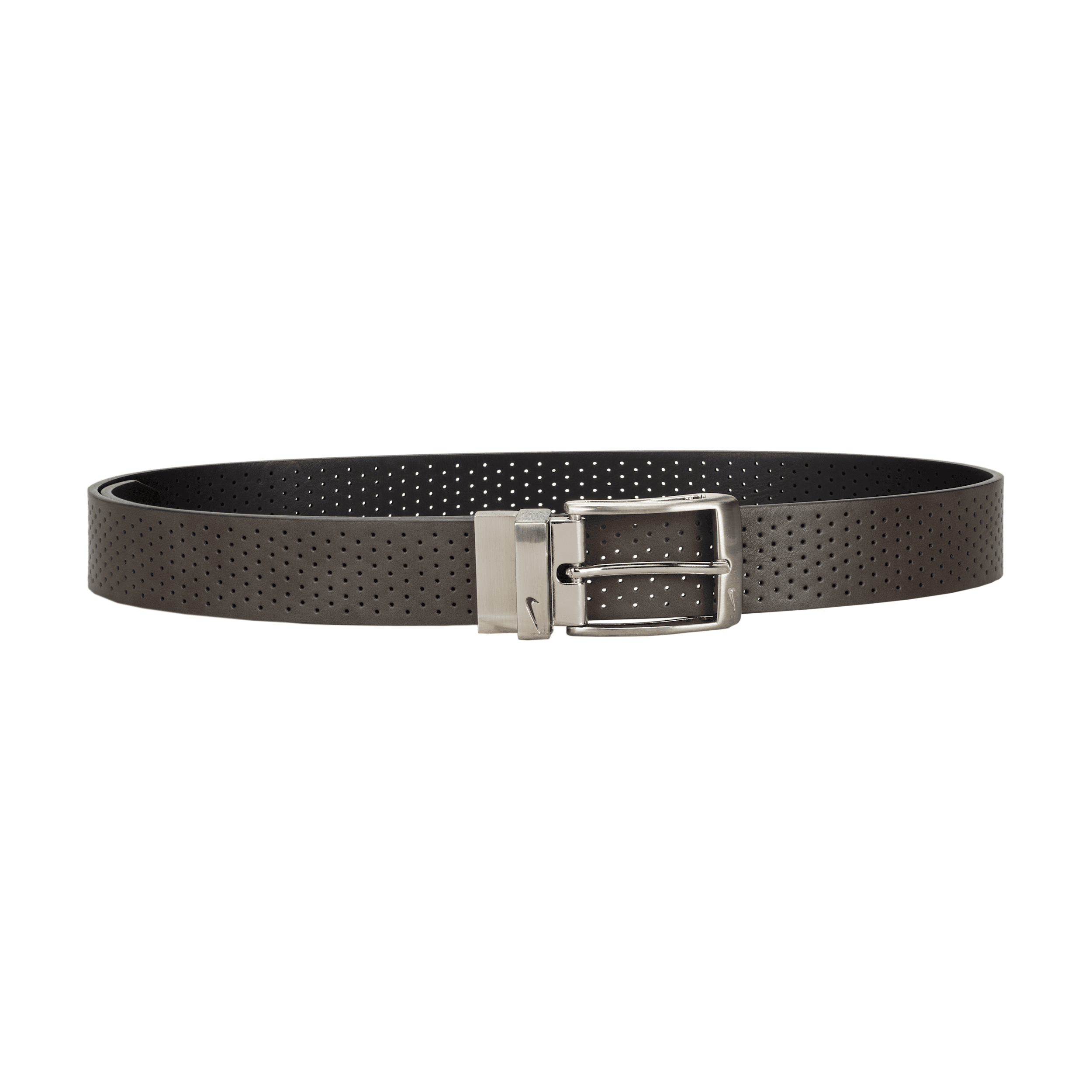 Nike Men's Reversible Perforated Belt In Grey