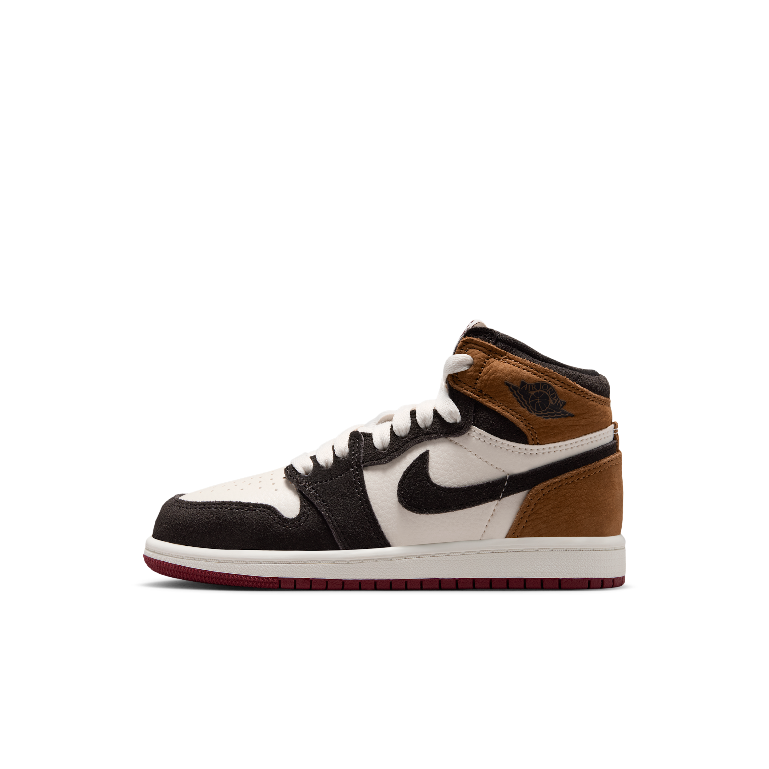 Jordan 1 Retro High OG "Love Letter" Little Kids' Shoes in Brown | FD1412-201