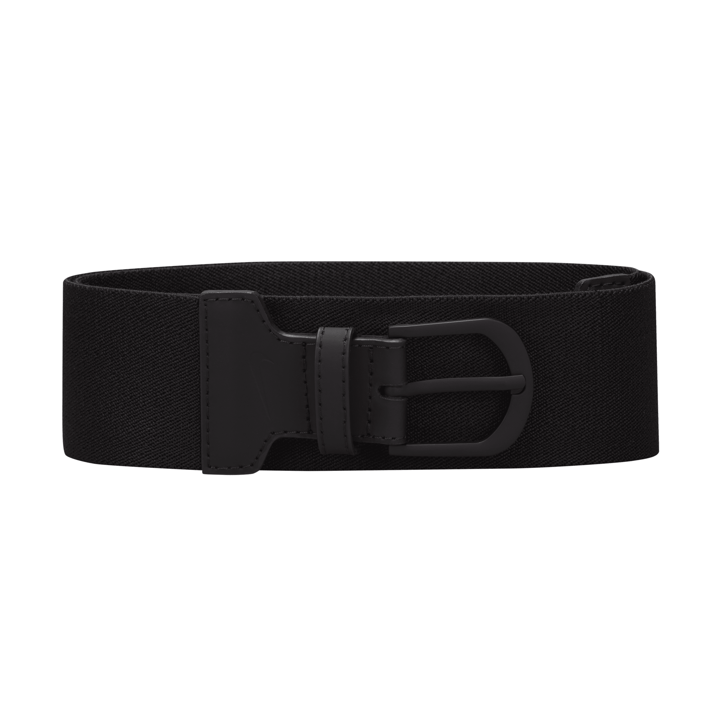 Nike Women's Wide Stretch Web Golf Belt In Black