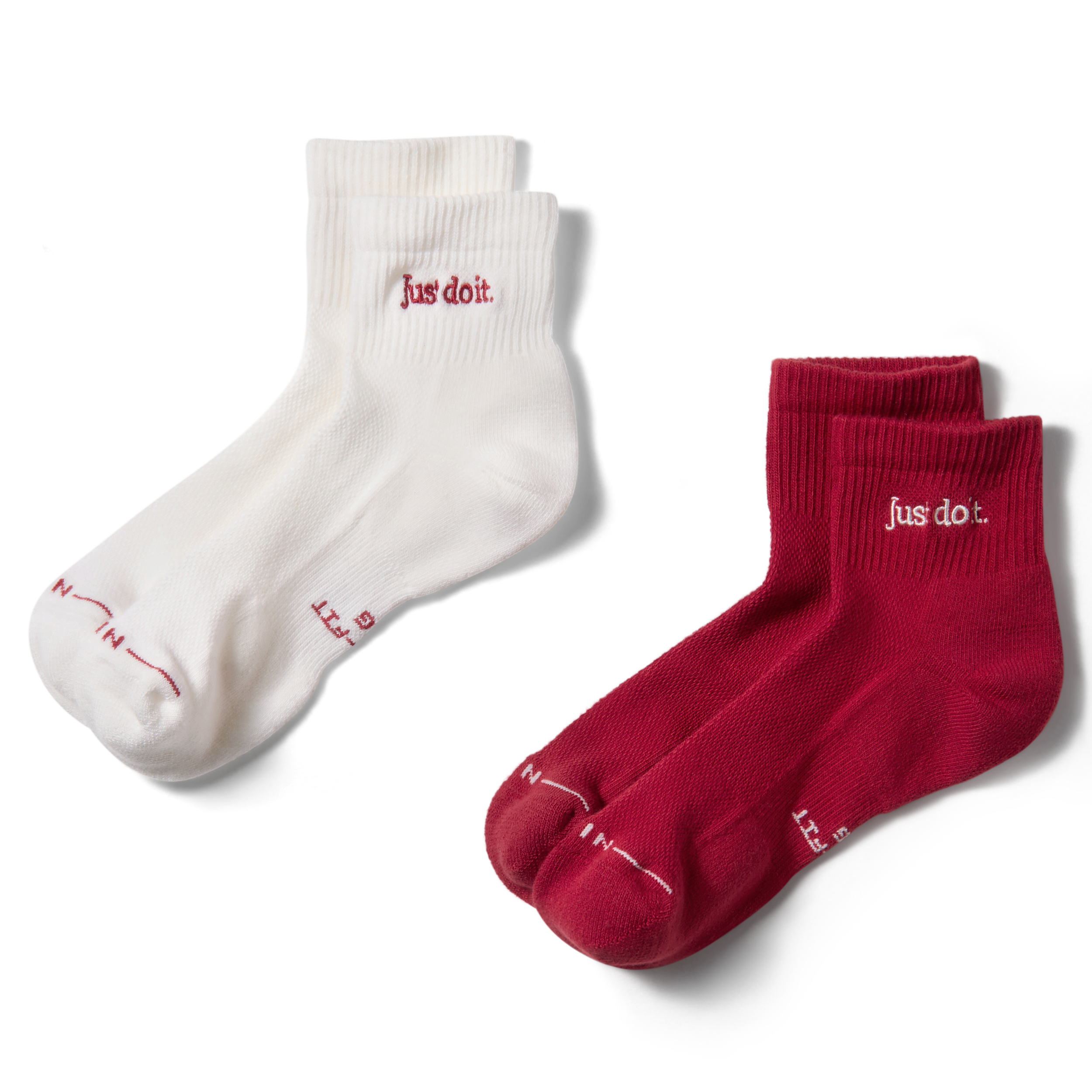 Nike Unisex Everyday Elevated Ankle Socks (2 Pairs) In Multicolor