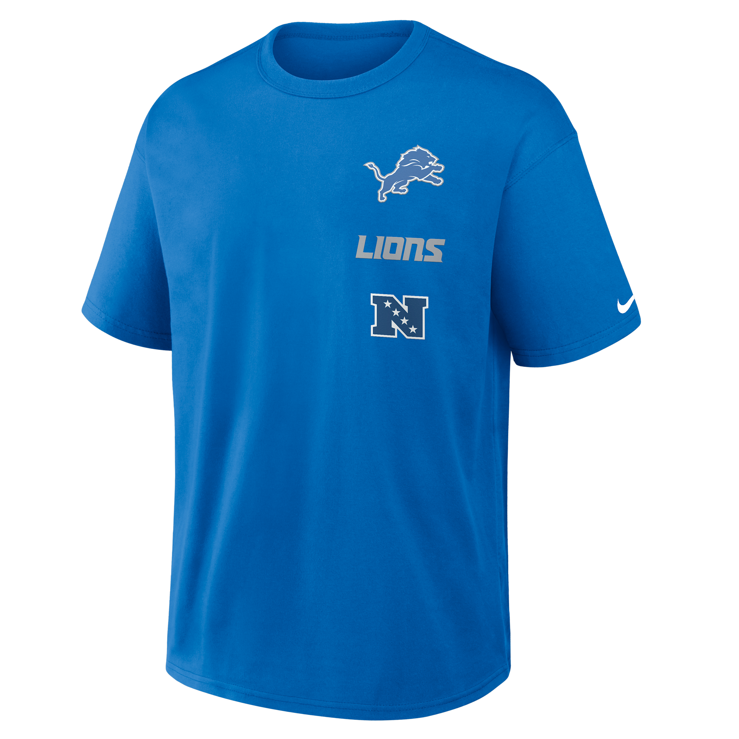 Men's Nike Blue Detroit Lions The Forward Heavyweight Max90 T-Shirt