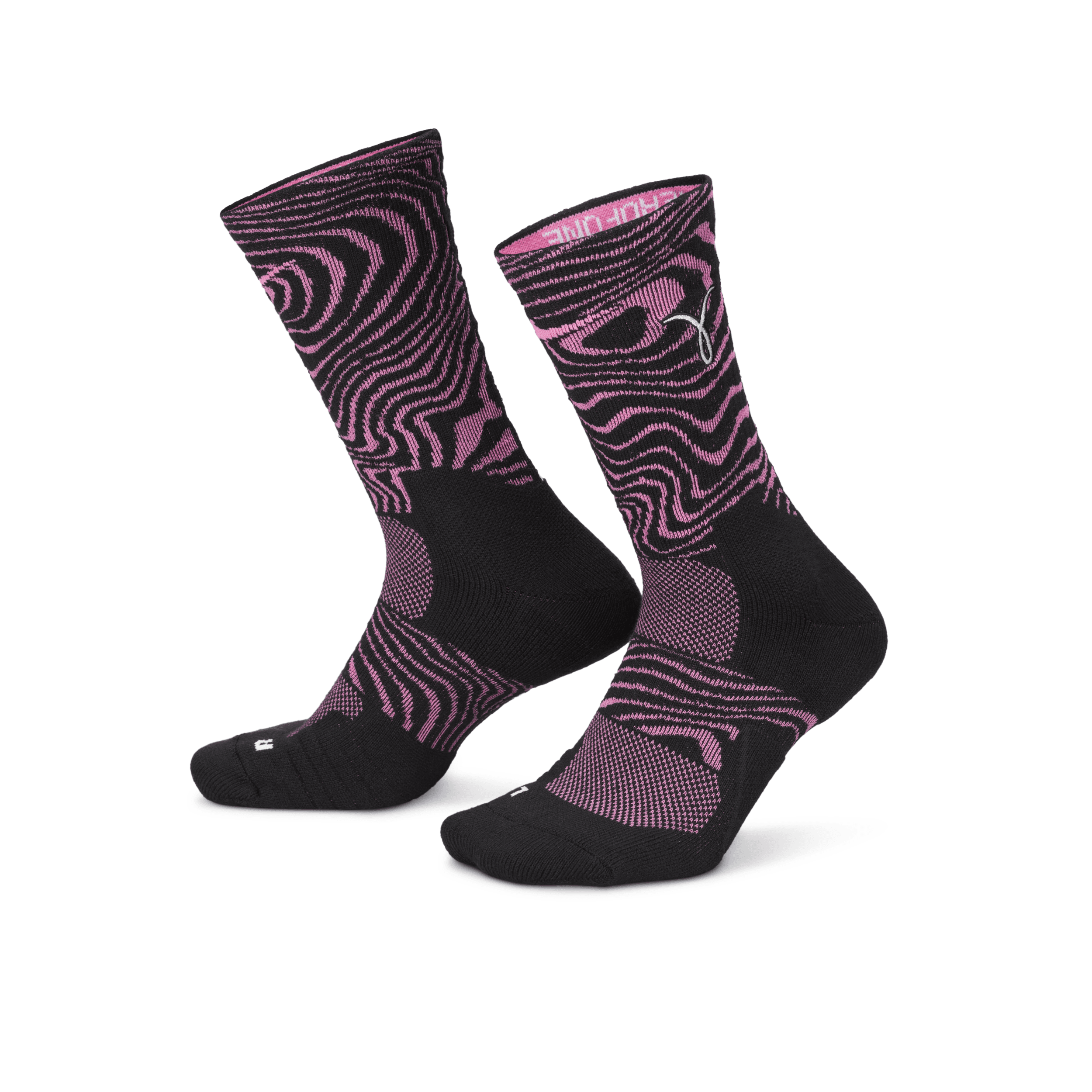 Nike Unisex Elite Basketball Crew Socks (1 Pair) In Pink