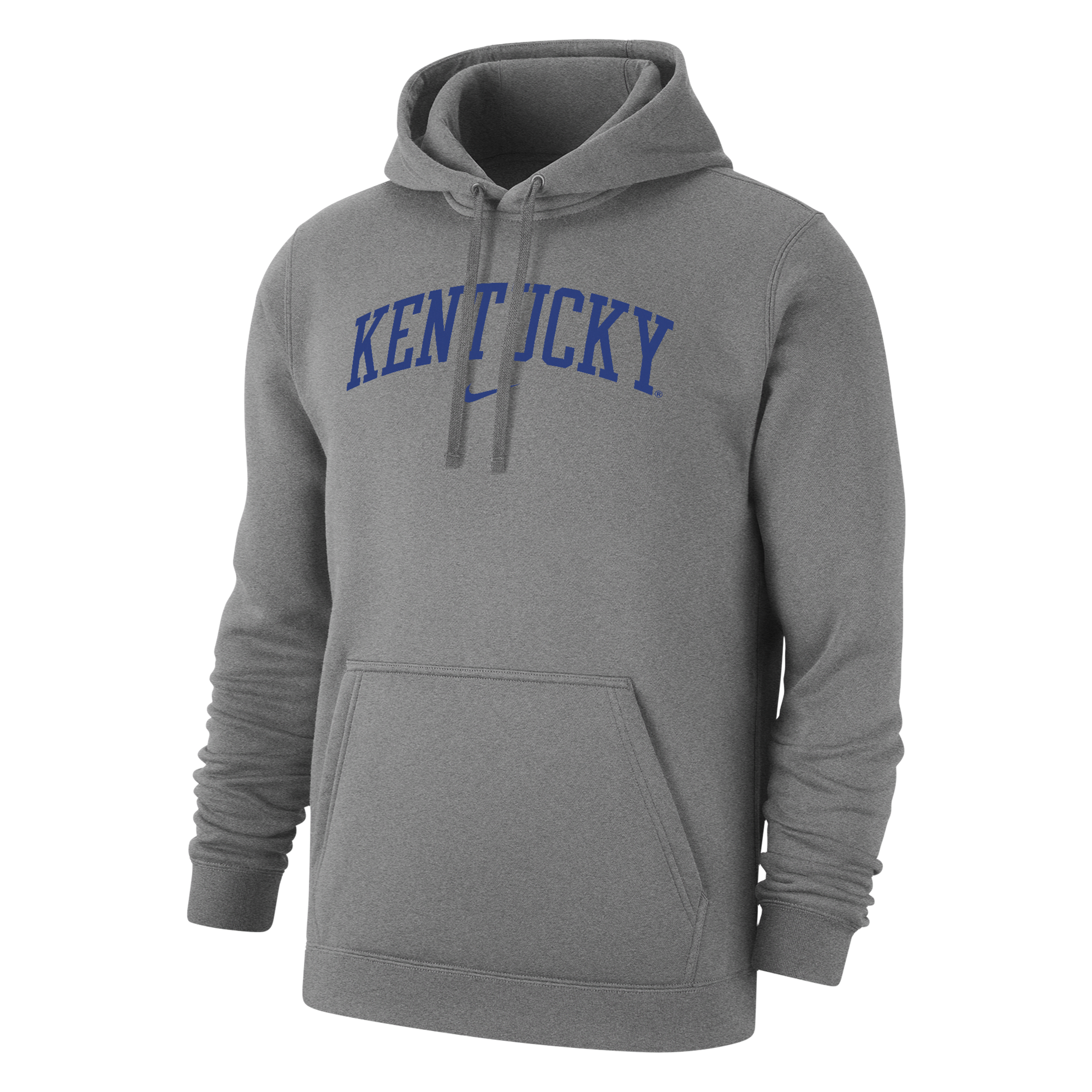 Shop Nike Kentucky Club Fleece  Men's College Pullover Hoodie In Grey