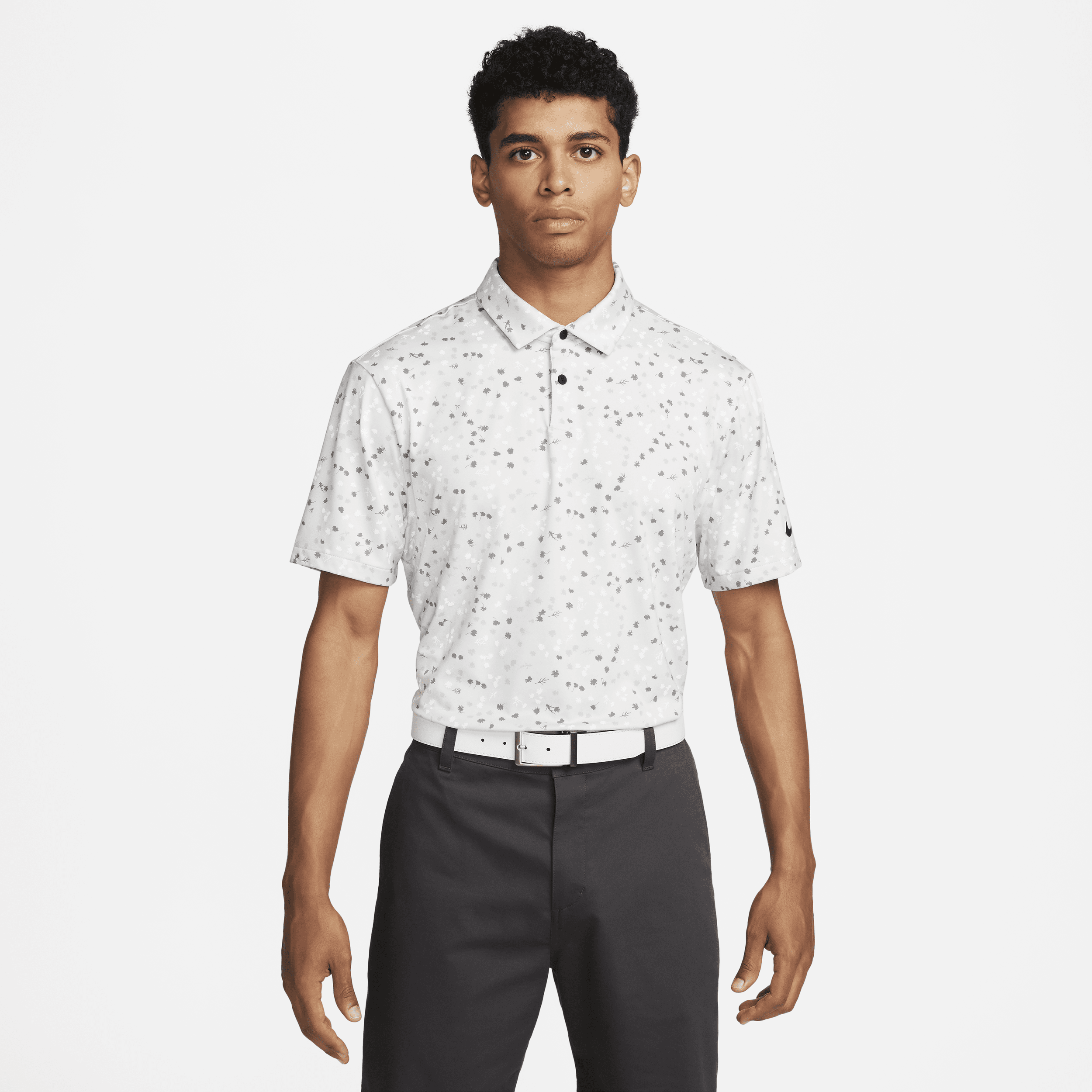 Nike Men's Dri-fit Tour Golf Polo In Grey