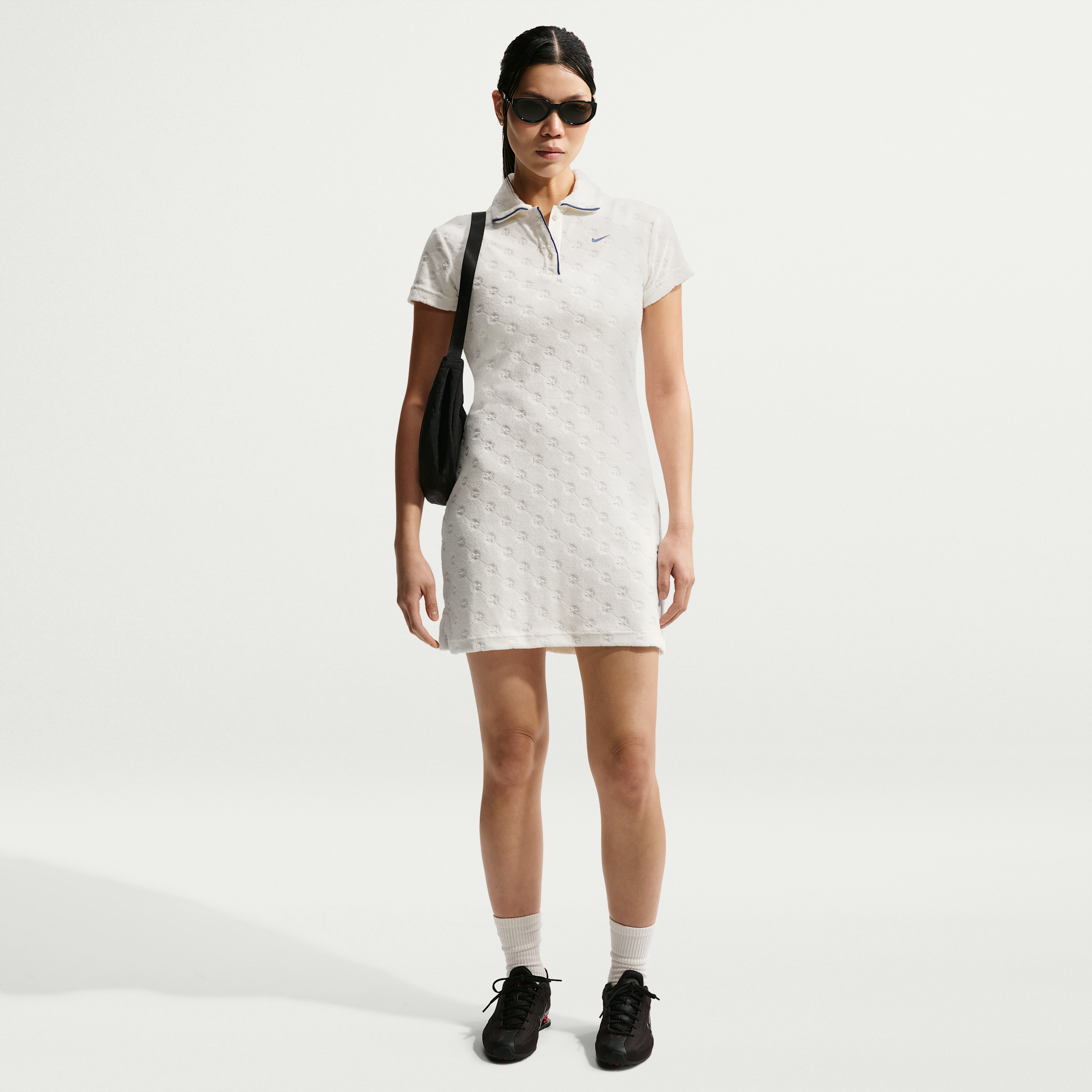 Women's Nike Sportswear Chill Terry Dress in White | II3976-133