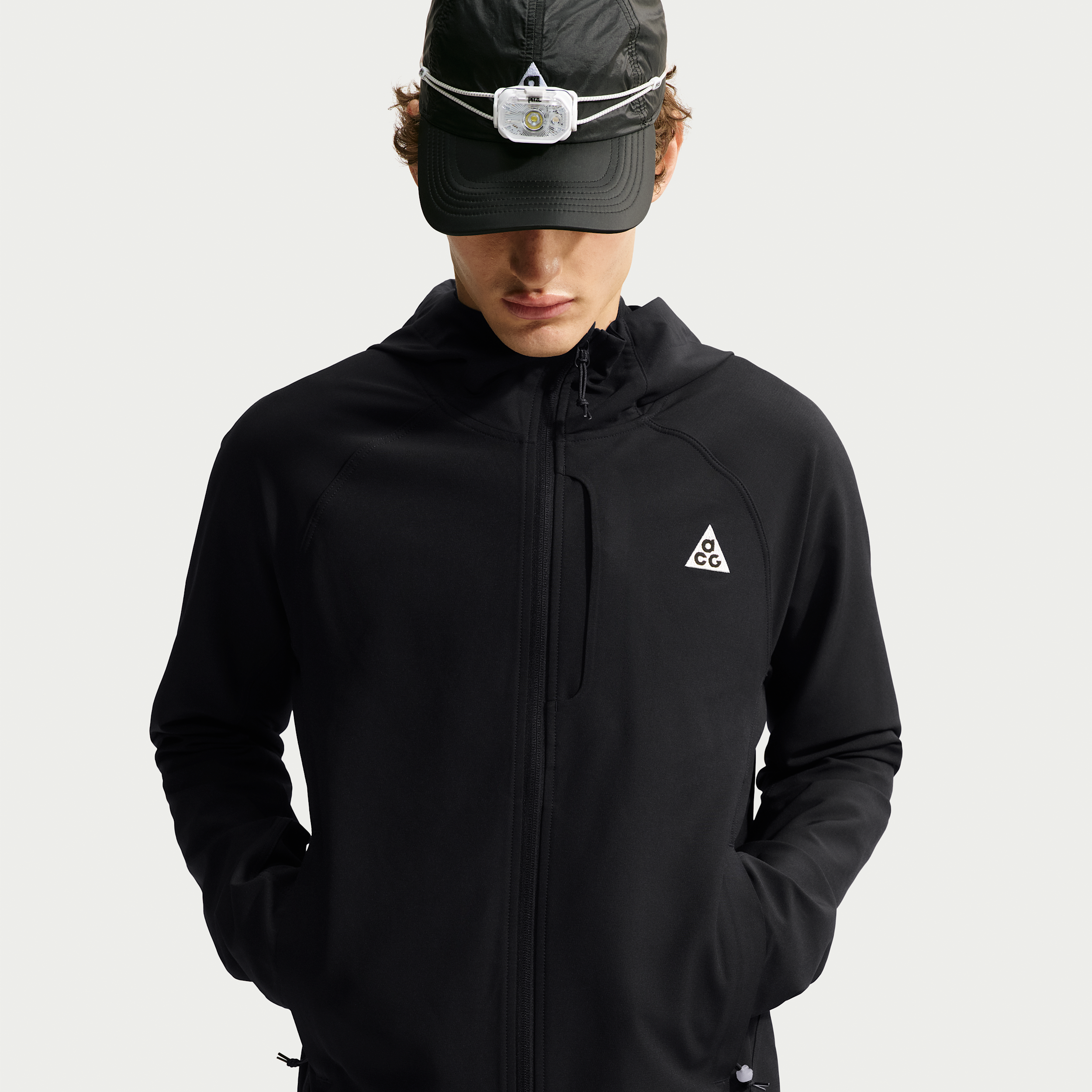 Men's Nike ACG Cloud Trekker Full-Zip Hiking Jacket in Black | IM4210-010