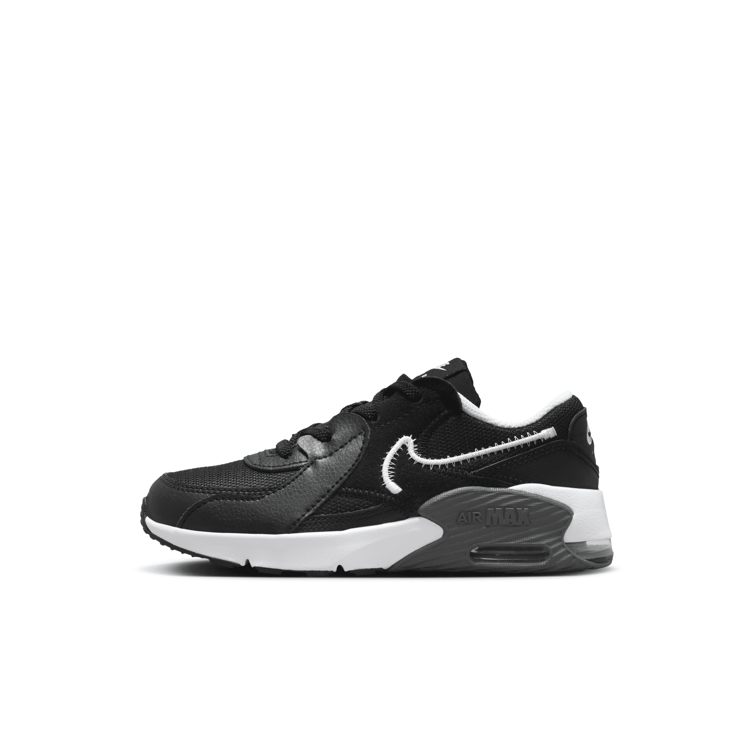 Shop Nike Air Max Excee Little Kids' Shoes In Black