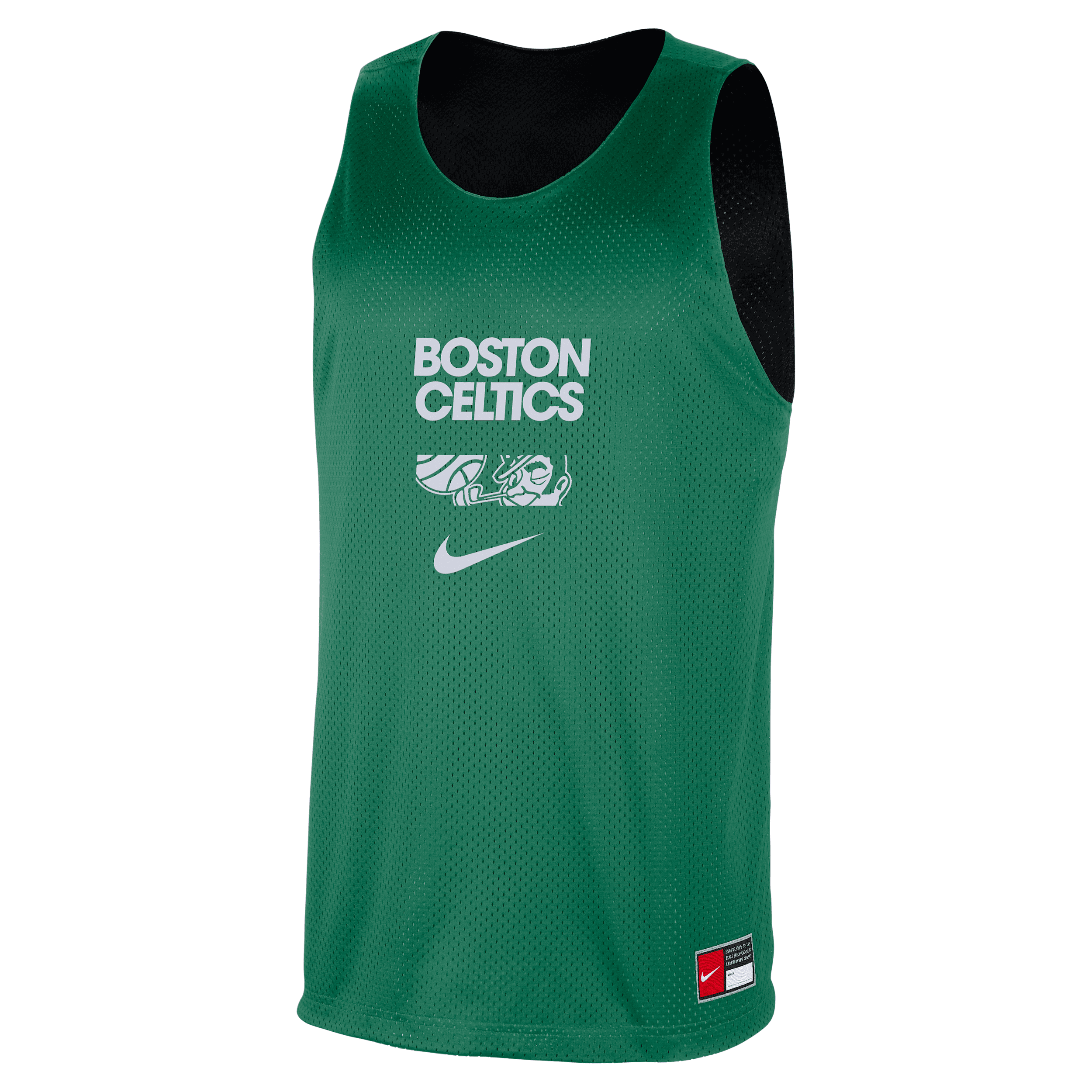 Boston Celtics Courtside Nike Men's NBA Mesh Practice Jersey in Green | FZ7761-312