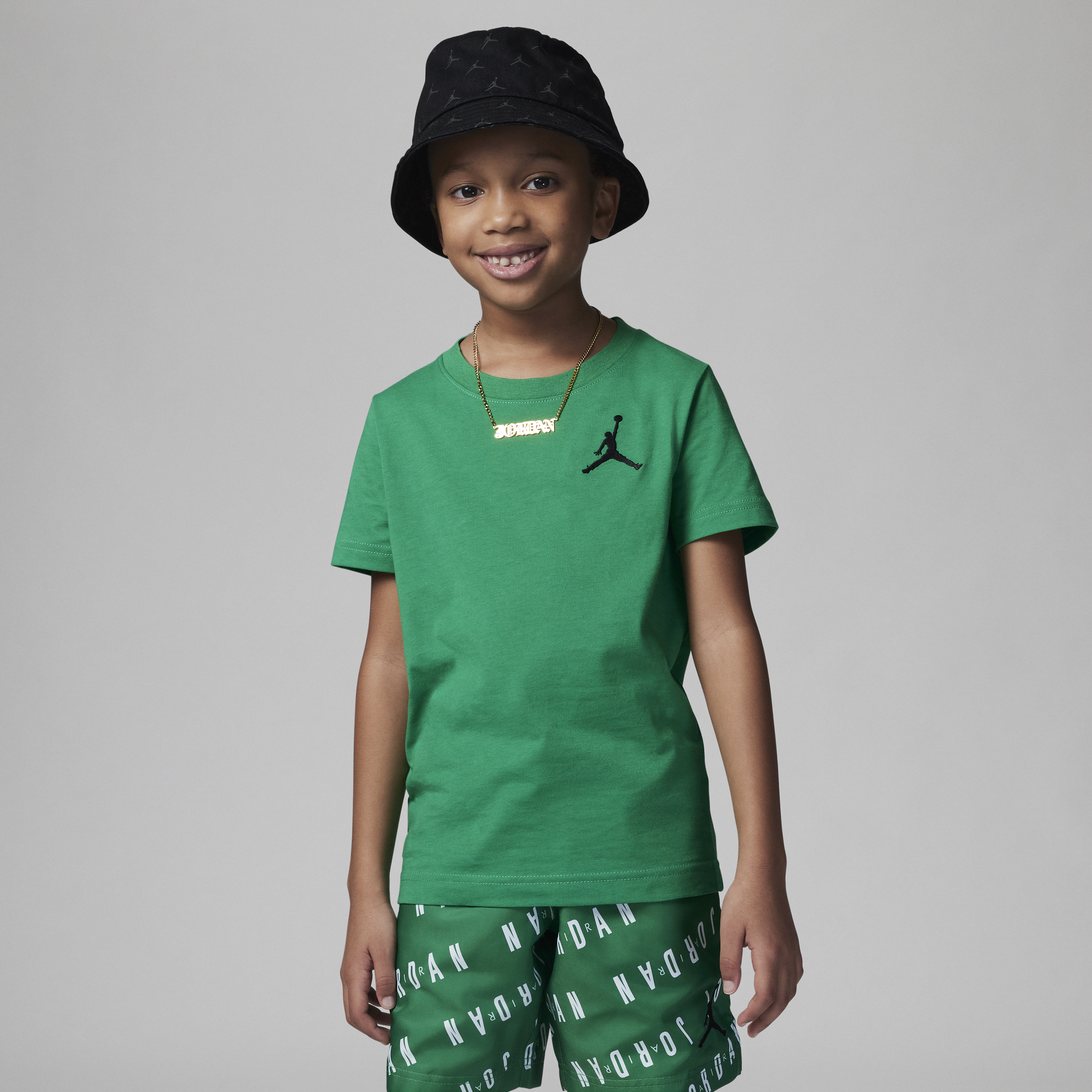 Jordan Little Kids' T-shirt In Green