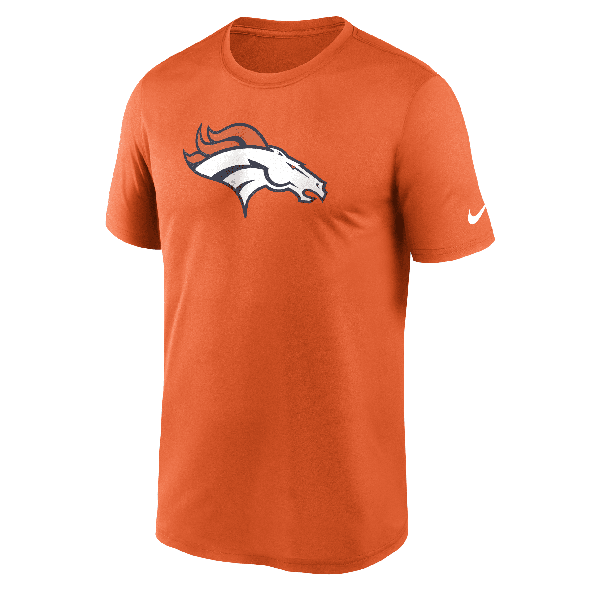 Shop Nike Men's Dri-fit Logo Legend (nfl Denver Broncos) T-shirt In Orange